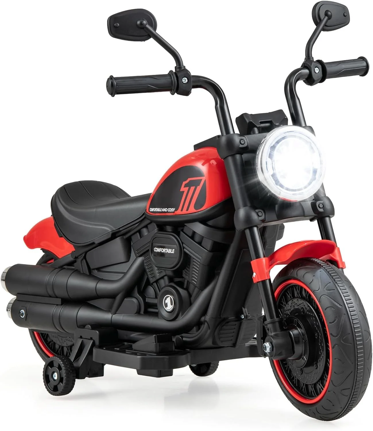6V Electric Motorcycle for Kids with Gentle Start and Illuminated Headlights - Image 3