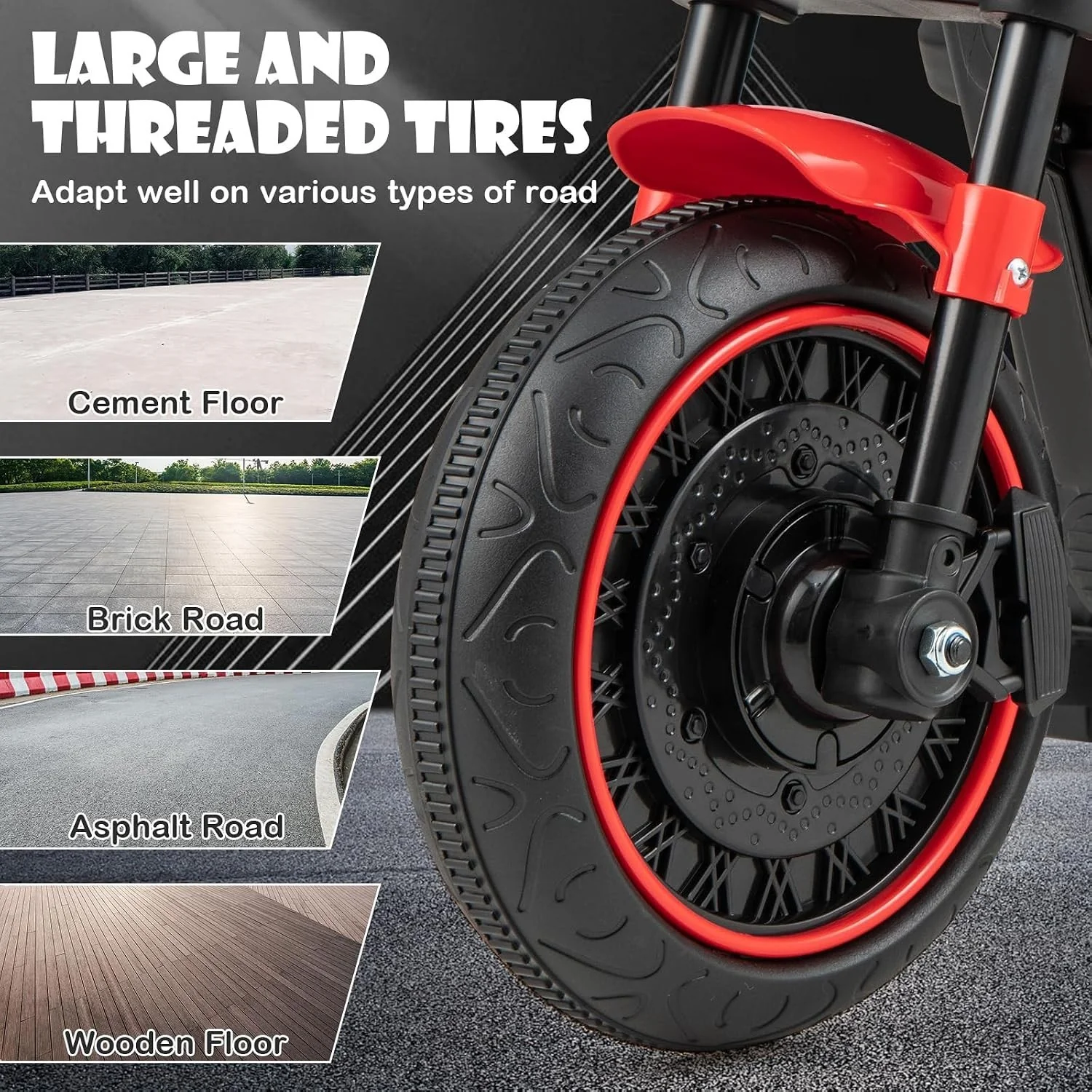 6V Electric Motorcycle for Kids with Gentle Start and Illuminated Headlights - Image 9