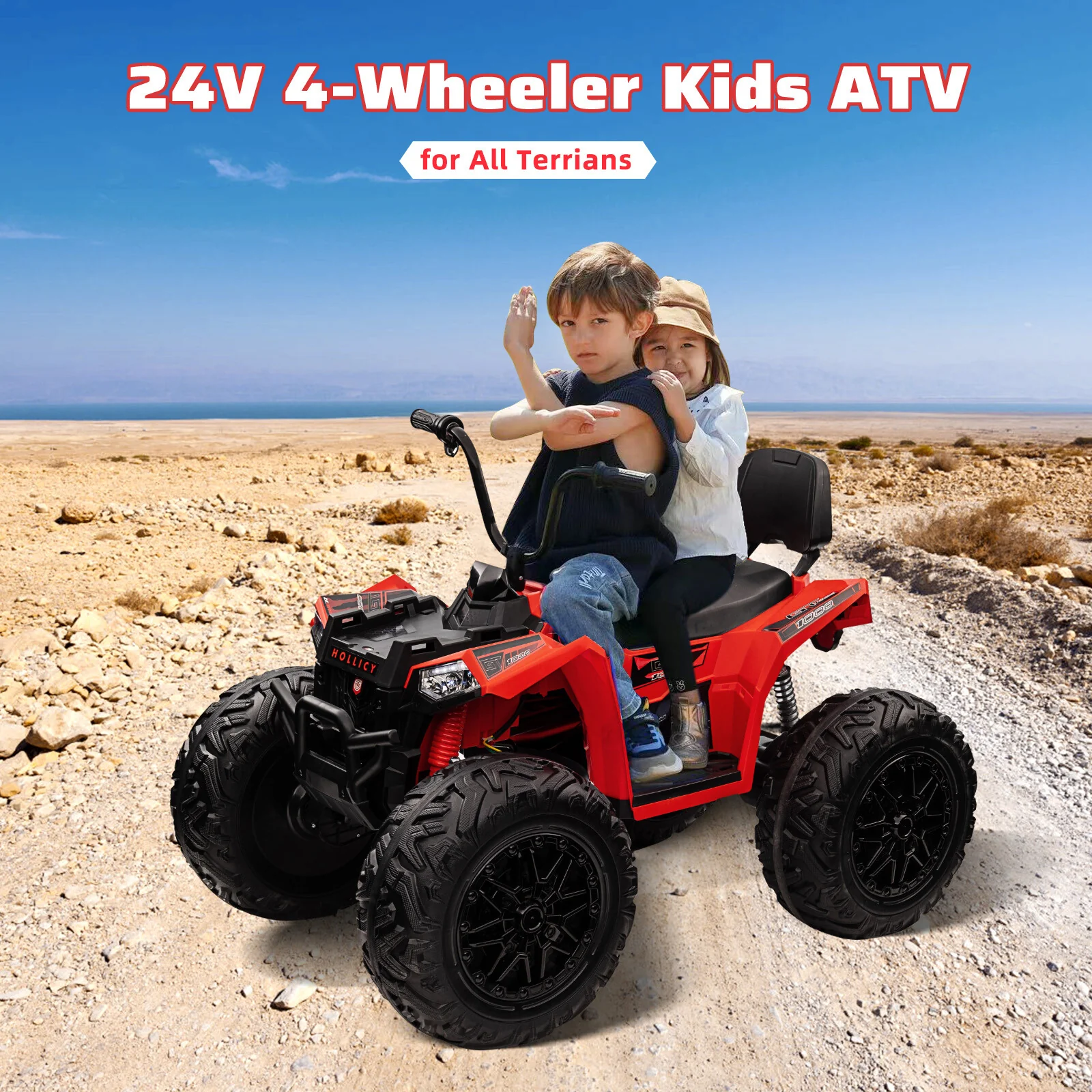 Kids 24V 4WD Electric Ride-On ATV Car with 4x80W Powerful Motors - Image 17