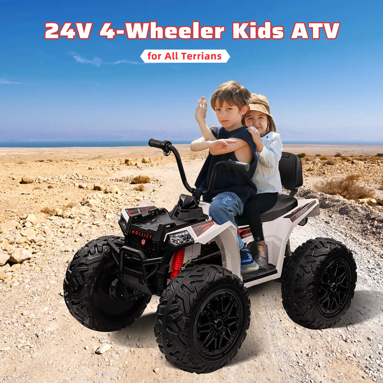 Kids 24V 4WD Electric Ride-On ATV Car with 4x80W Powerful Motors - Image 20