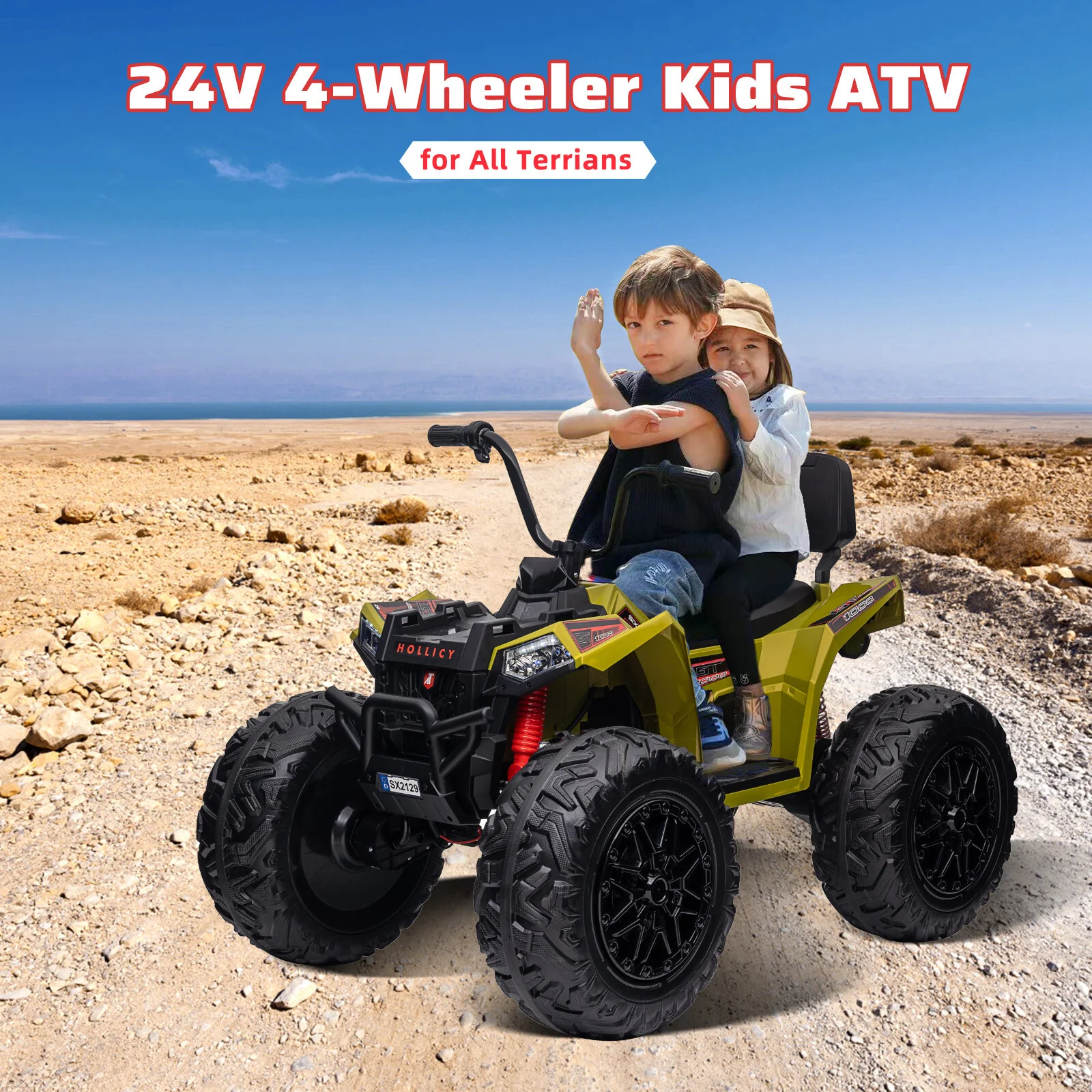 Kids 24V 4WD Electric Ride-On ATV Car with 4x80W Powerful Motors - Image 25