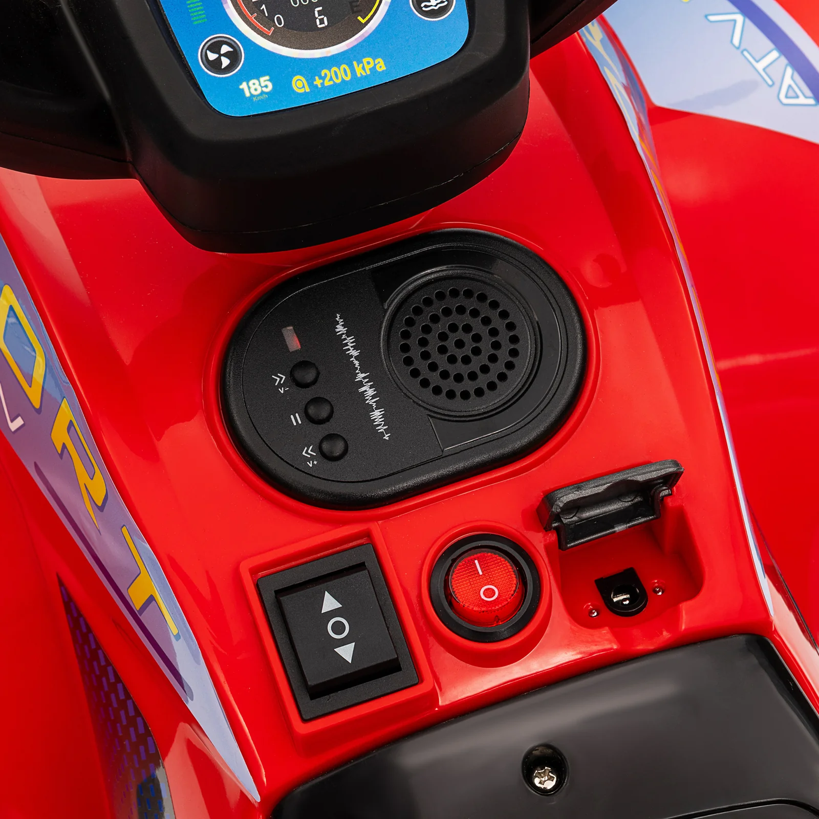 6V Kids Ride-On ATV Quad with Rechargeable Battery, Lights, and Music for Toddlers - Image 8