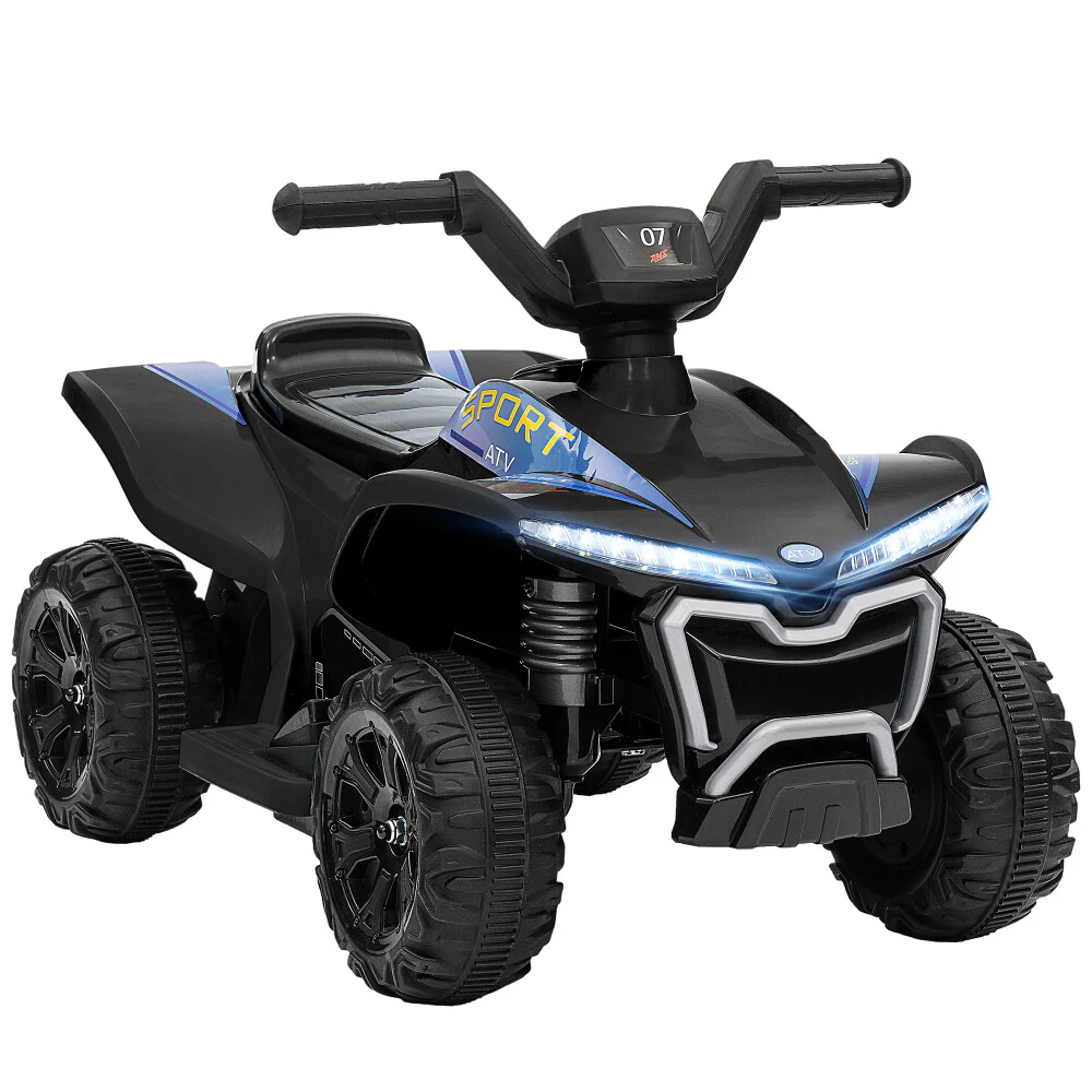 6V Kids Ride-On ATV Quad with 1.6 MPH Max Speed and 4 Wheels Battery-Powered Toy for Toddlers