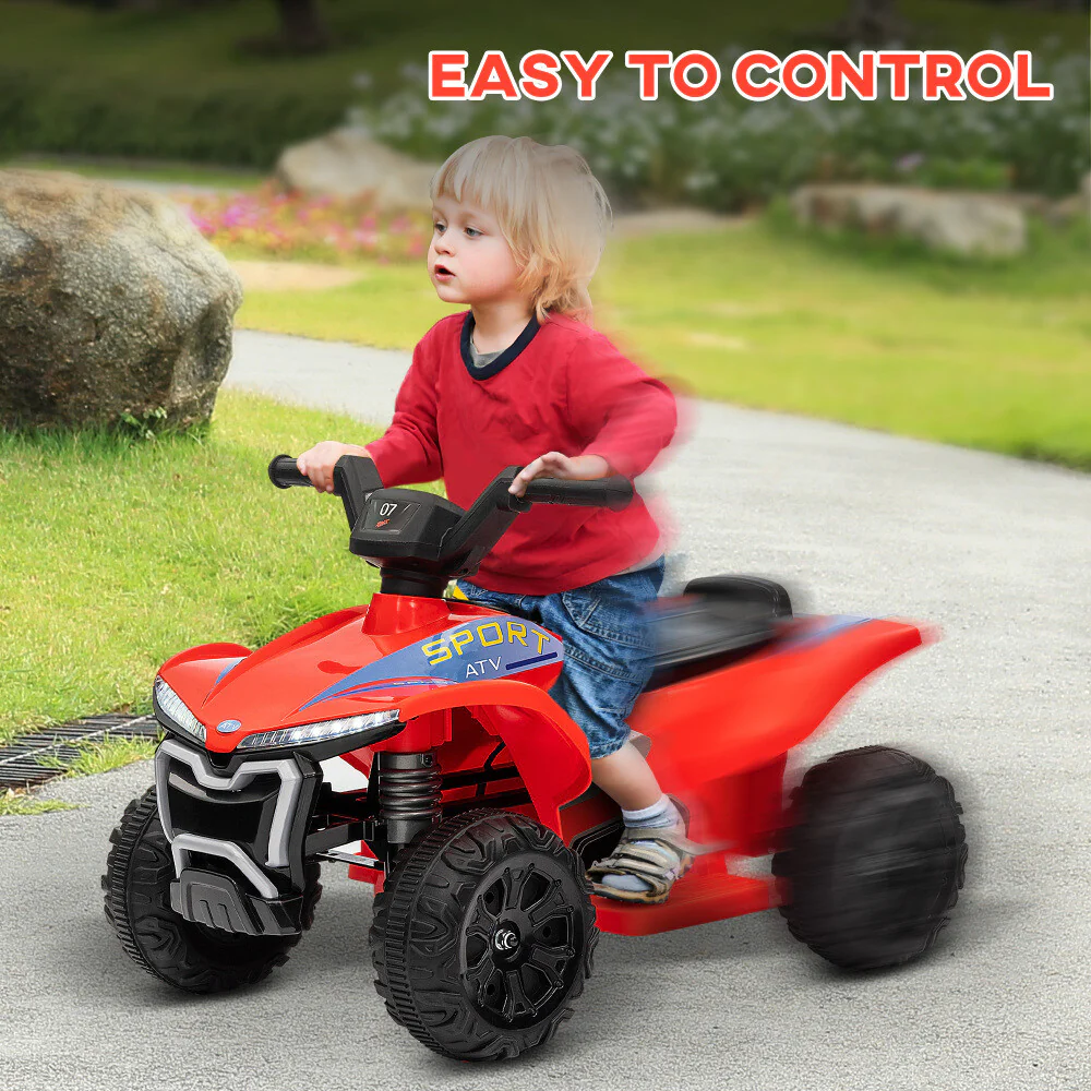Kids 6V Rechargeable Battery 4-Wheeler ATV Ride-On Toy with 1.6 MPH Max Speed - Image 5