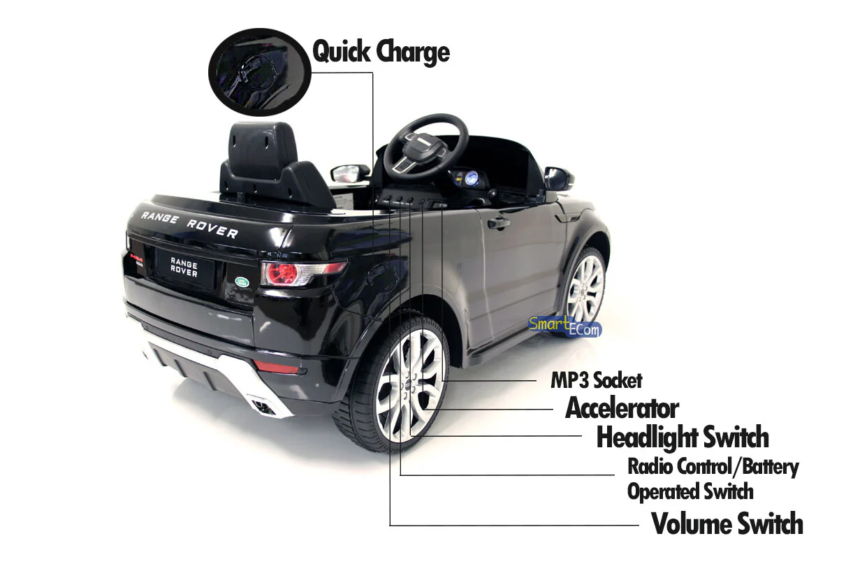 Battery-Powered Kids Ride-On Licensed Land Rover with R/C and MP3 - Multiple Colors - Image 31