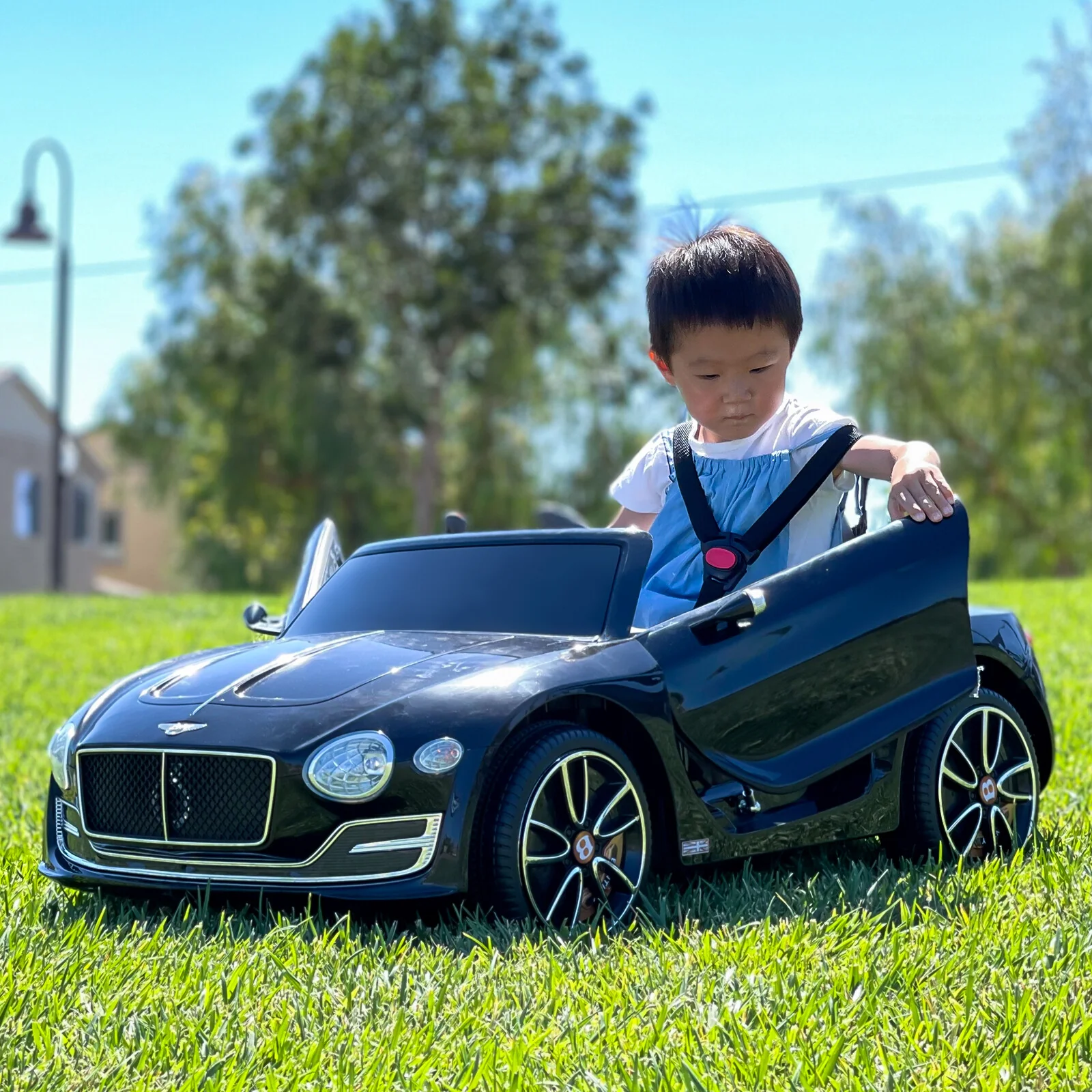 12V Electric Kids Ride-On Car with Remote Control and Music, Bentley Style - Image 18
