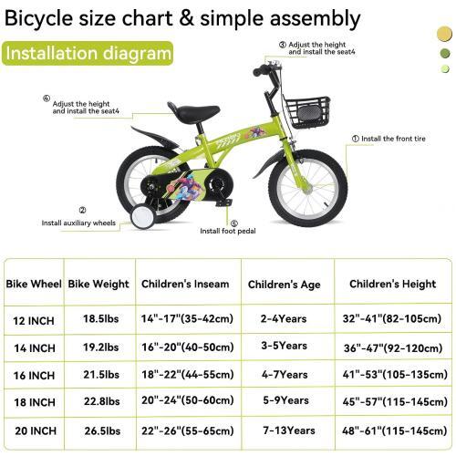 18-Inch Sporty Kids Bike for Boys and Girls Ages 5-10 Years - Image 6
