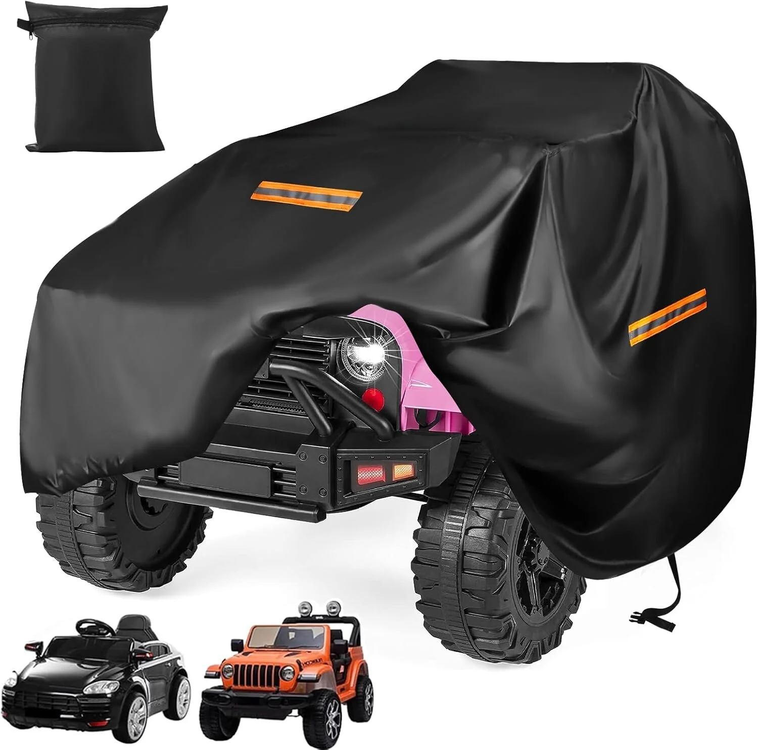 Large Waterproof Black Cover for Kids Ride-On Truck Toys - Image 10