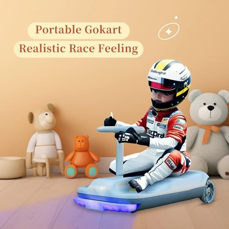 Electric Kids' Cleaning Go-Kart Toy Car - Image 11