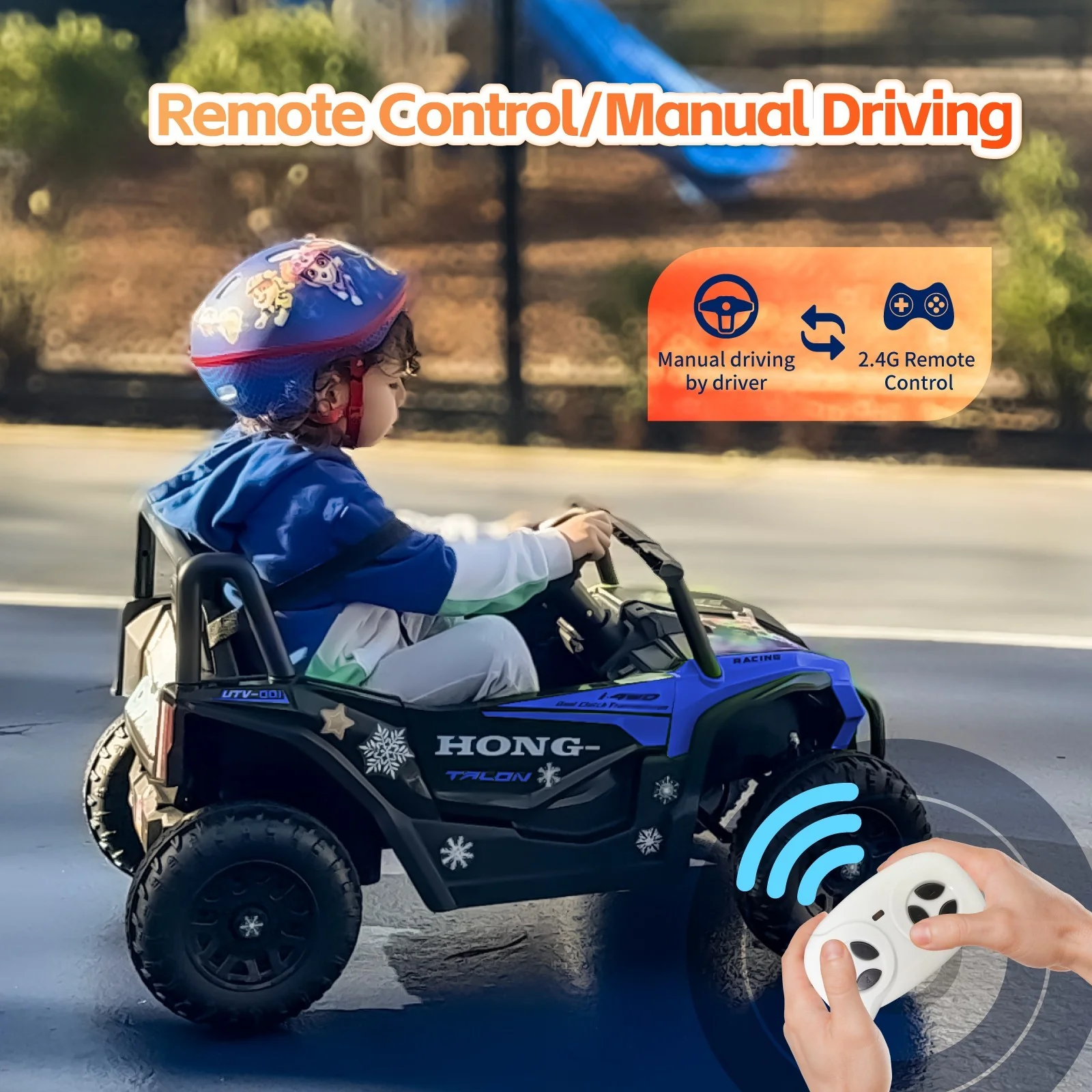 Electric Kids 4/6 Wheeler Ride-On Truck Off-Road UTV with Remote Control, 3-6 MPH - Image 11