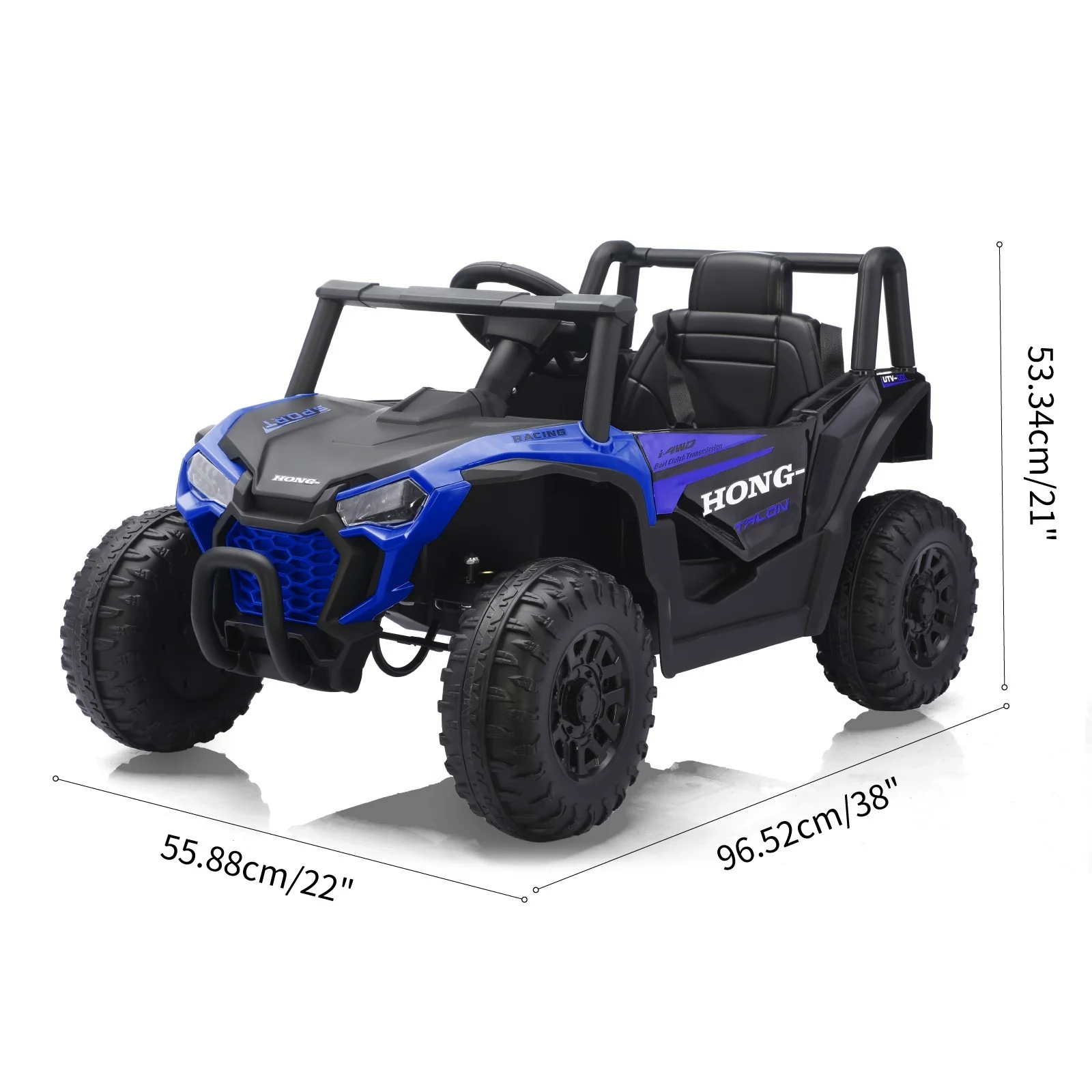 Electric Kids 4/6 Wheeler Ride-On Truck Off-Road UTV with Remote Control, 3-6 MPH - Image 16