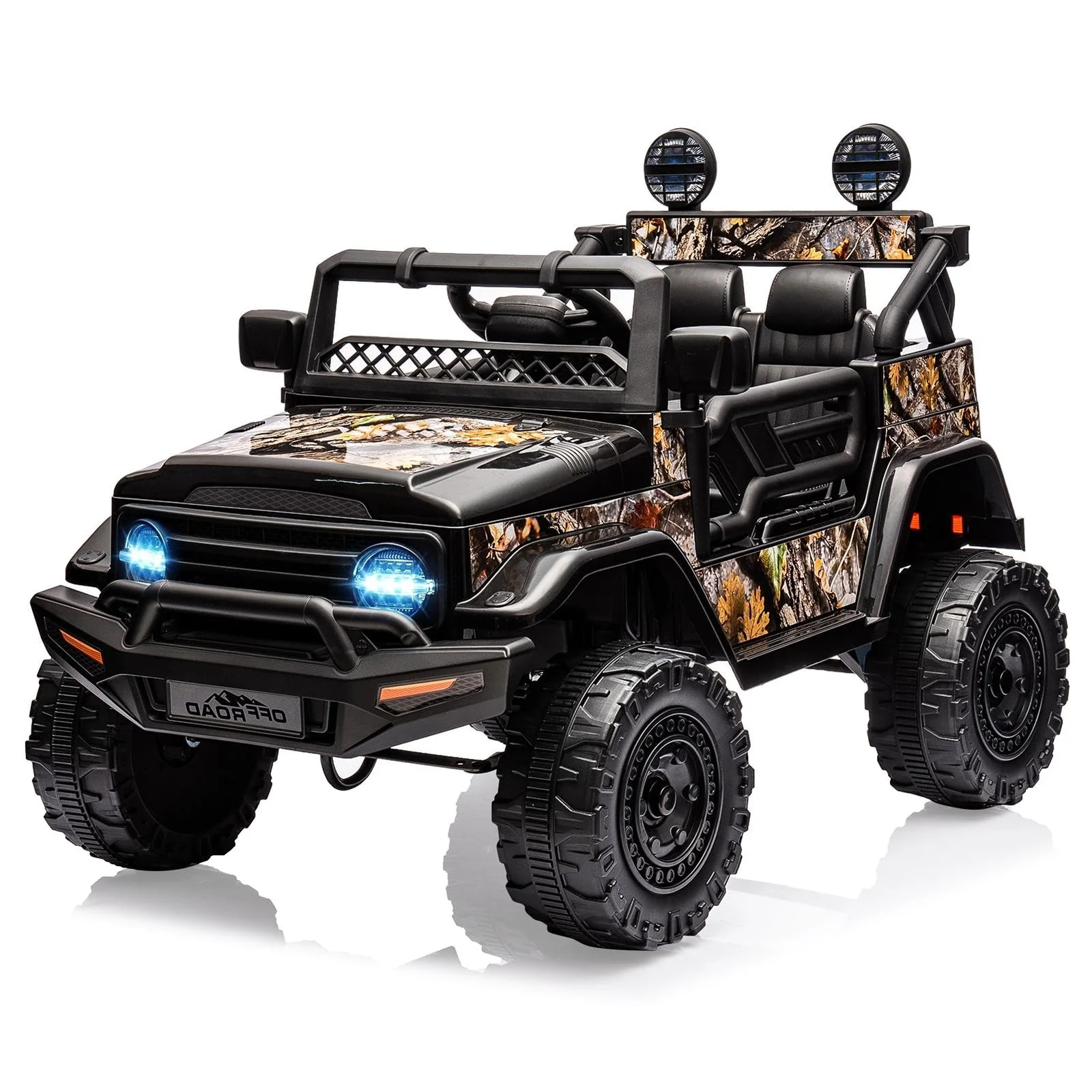 12V Electric Kids Ride-On Car Truck Toy with 3 Speeds and Music - Image 23