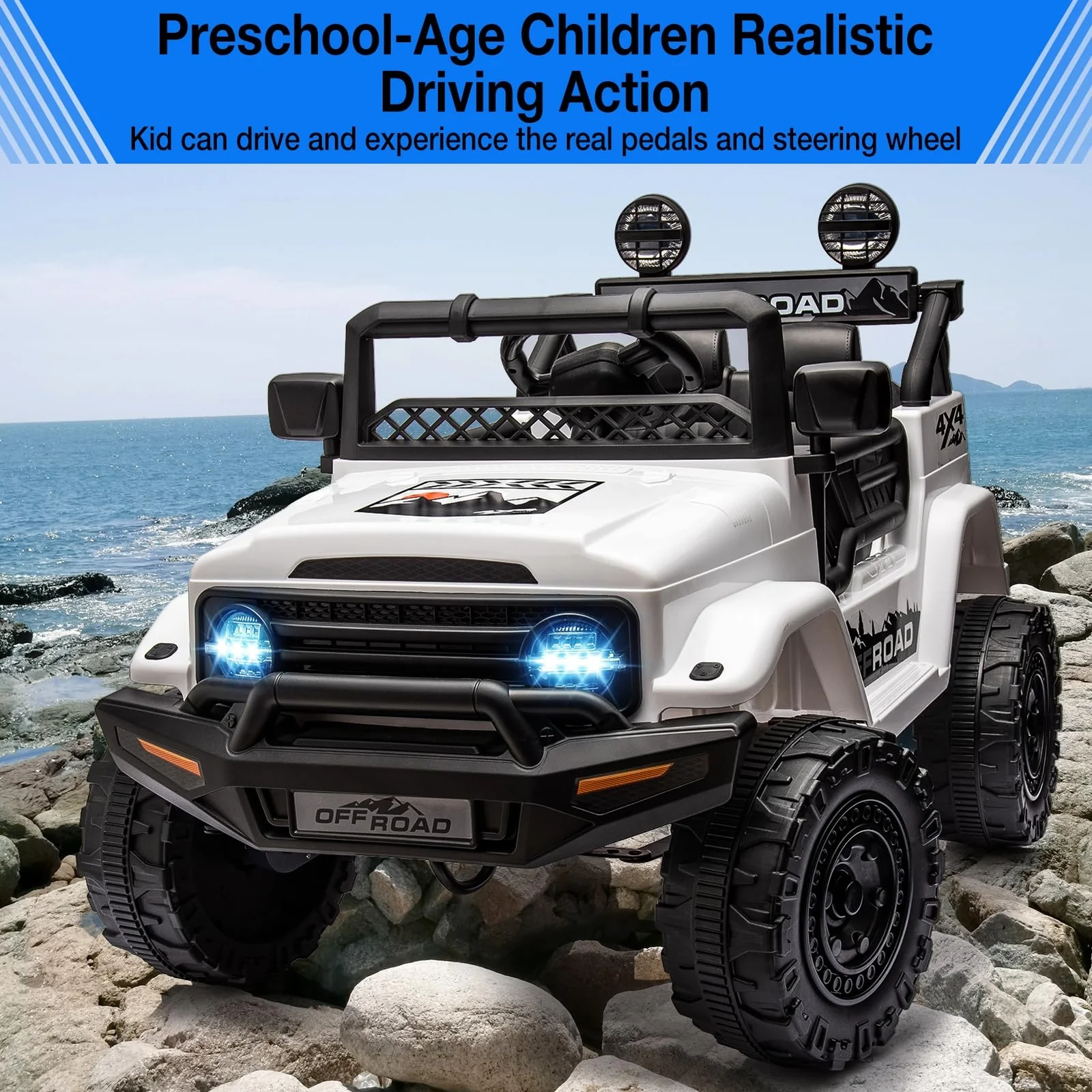 12V Electric Ride-On Truck for Kids with Remote Control - Image 7