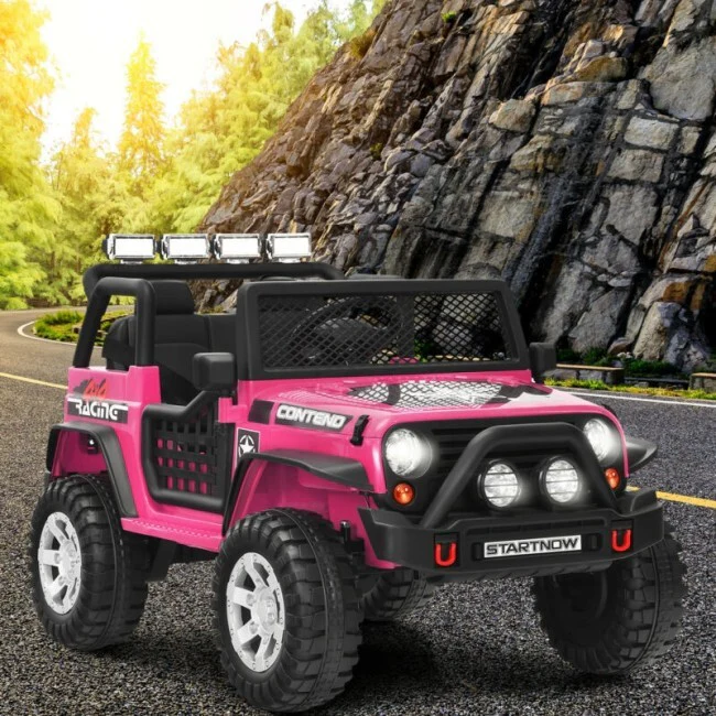 12V Kids Electric 2-Seater Ride-On Truck with Battery Power and Remote Control - Image 3
