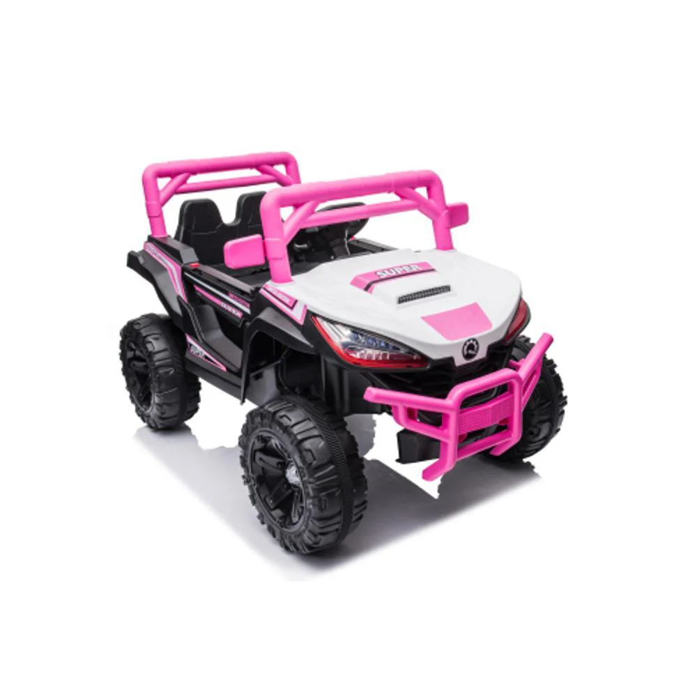 Rechargeable Pink Electric Kids Car with Remote Control for Ages 3-6 - Image 7