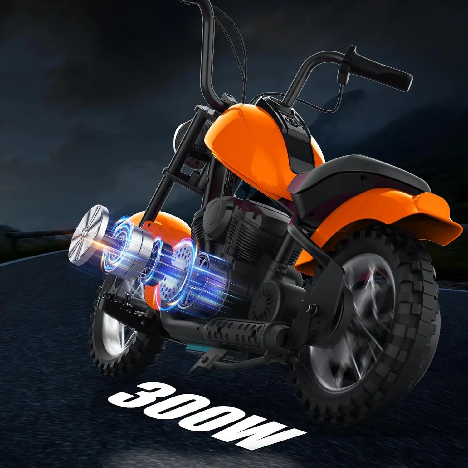 24V Kids Electric Dirt Bike with 300W Motor Ride-On Motorcycle - Image 4