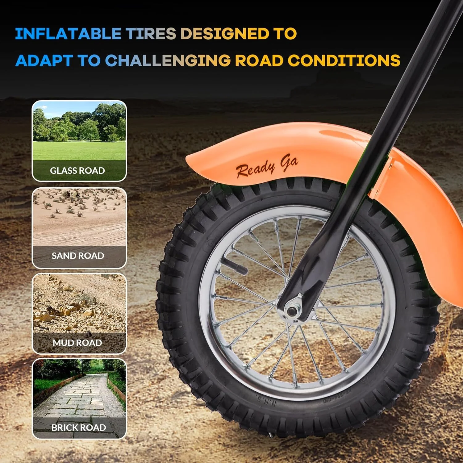 24V Kids Electric Dirt Bike with 300W Motor Ride-On Motorcycle - Image 7