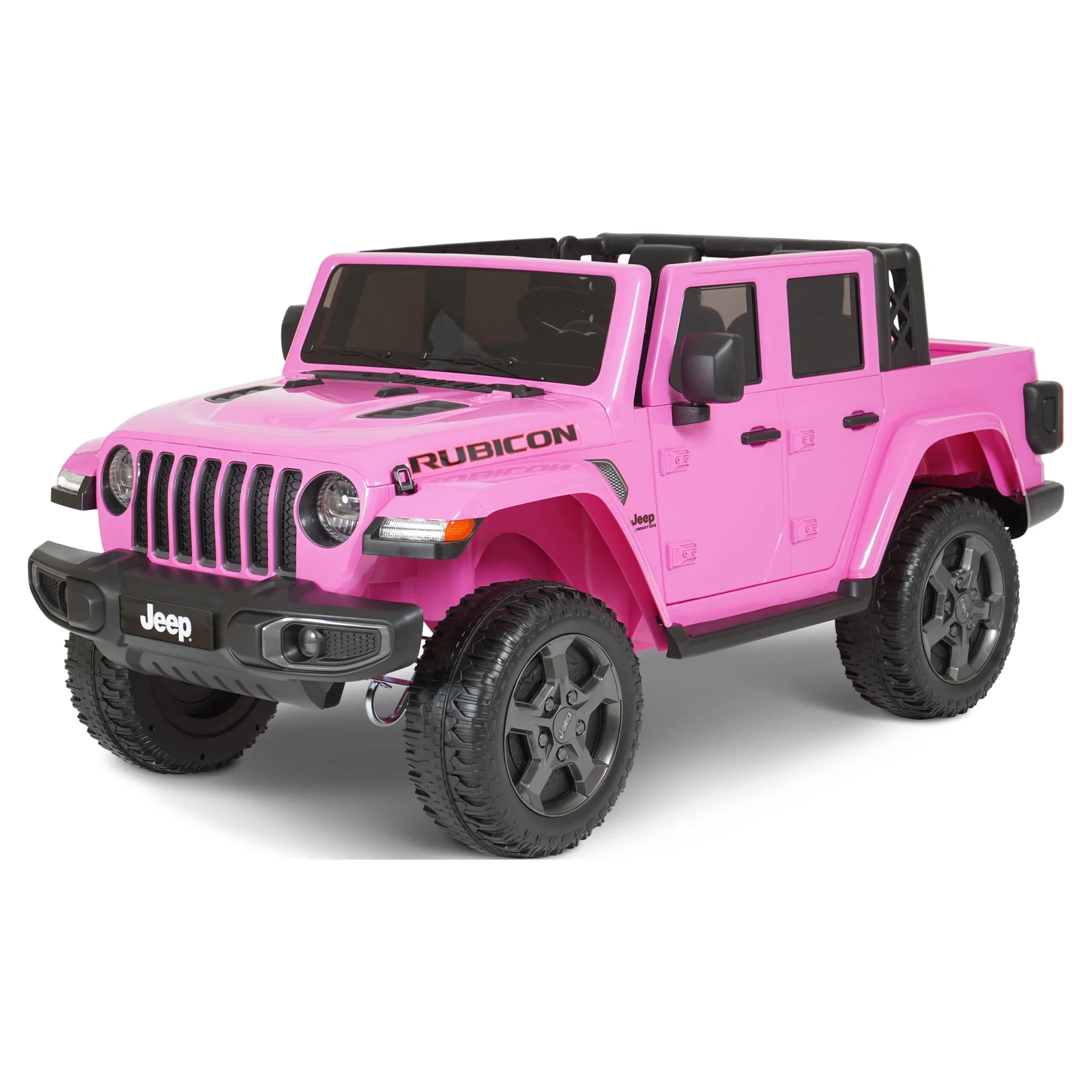 Electric 2-Seater Ride-On Jeep Toy for Kids Ages 3-8 in Pink, Gray, and Blue - Image 7