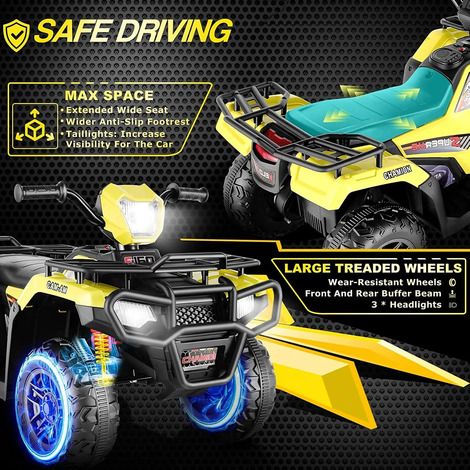 Kids Electric Jeep Truck with Remote Control - 24V/12V, 3 Speeds, 4 Types Available - Image 130