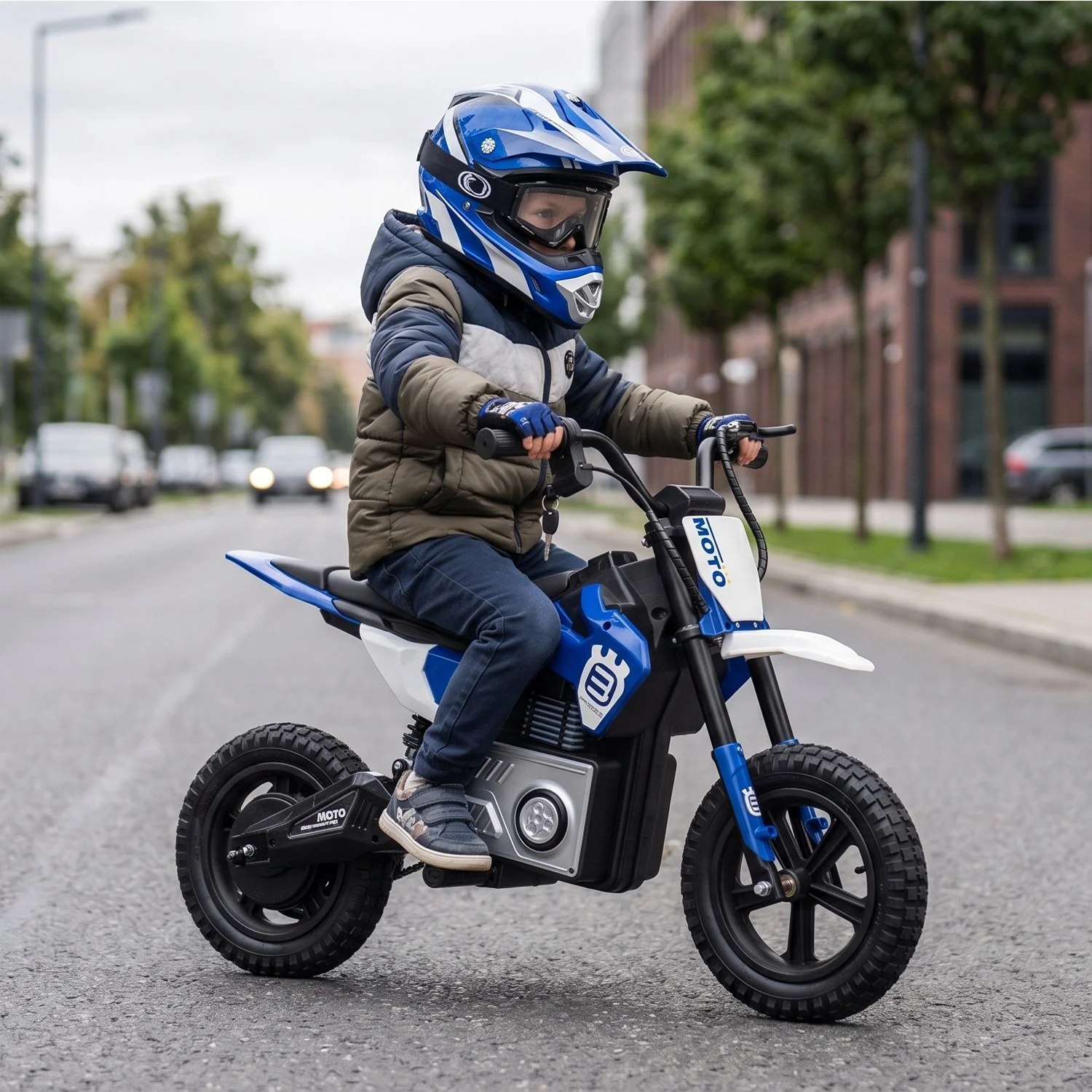 Electric Motocross Ride-On Motorcycle for Kids - Image 11