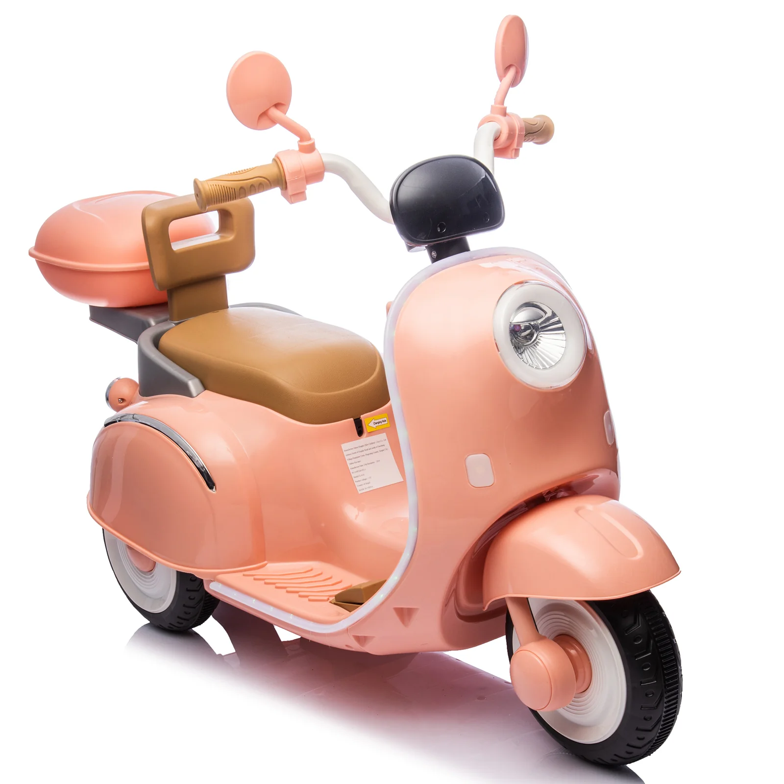 12V Kids Electric 3-Wheel Ride-On Motorcycle with Large Storage Space for Ages 3-6 - Image 17