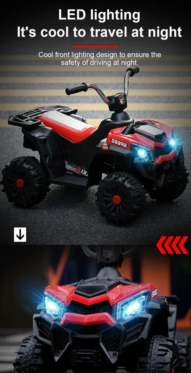 Kids' Electric Off-Road ATV with Musical Features and Illuminating Lights for Children - Image 10
