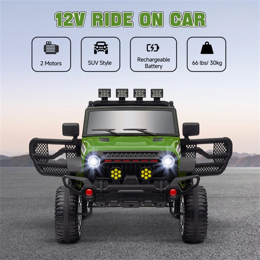 12V Battery-Powered Kids Electric Ride-On Car with Remote Control - Image 4