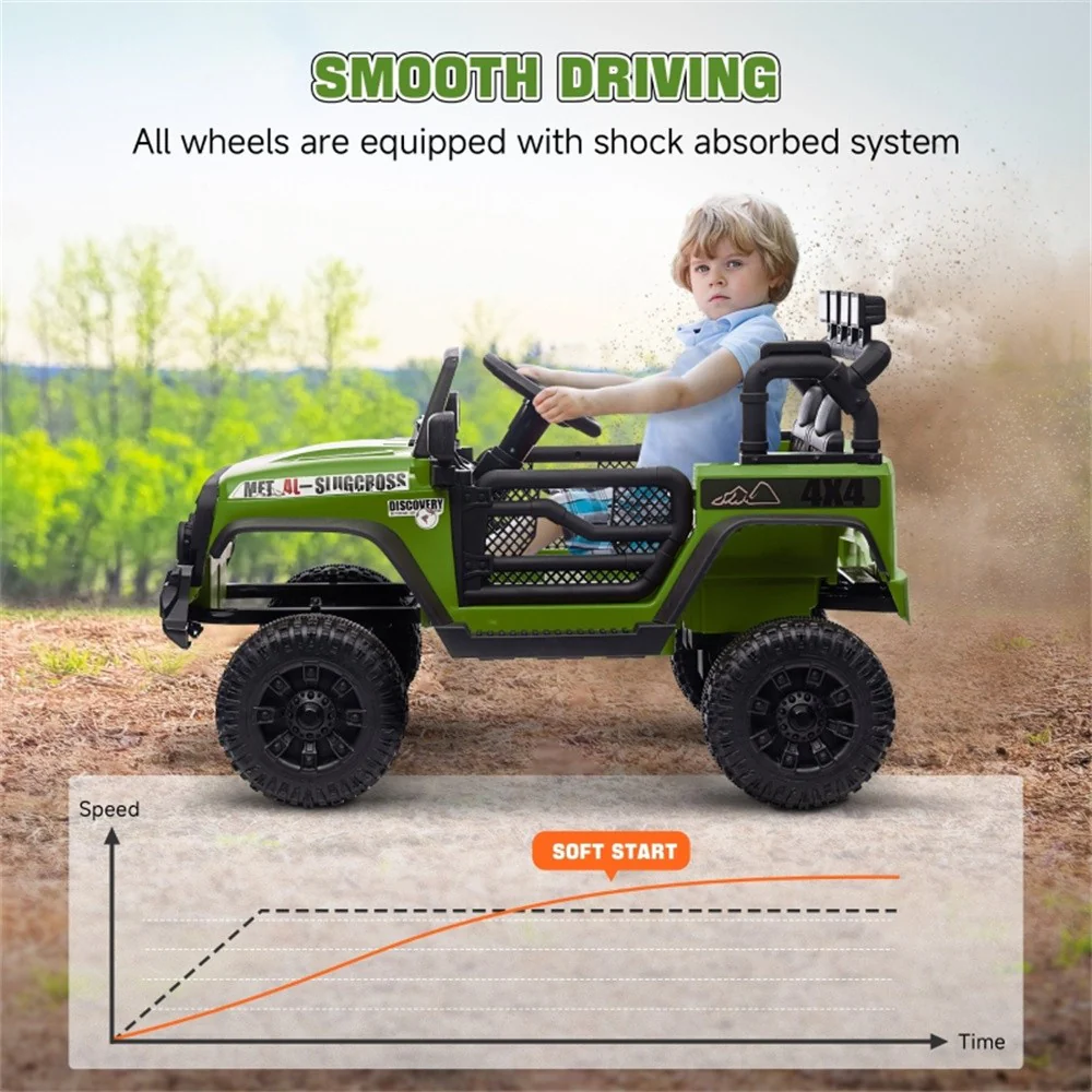 12V Battery-Powered Kids Electric Ride-On Car with Remote Control - Image 5