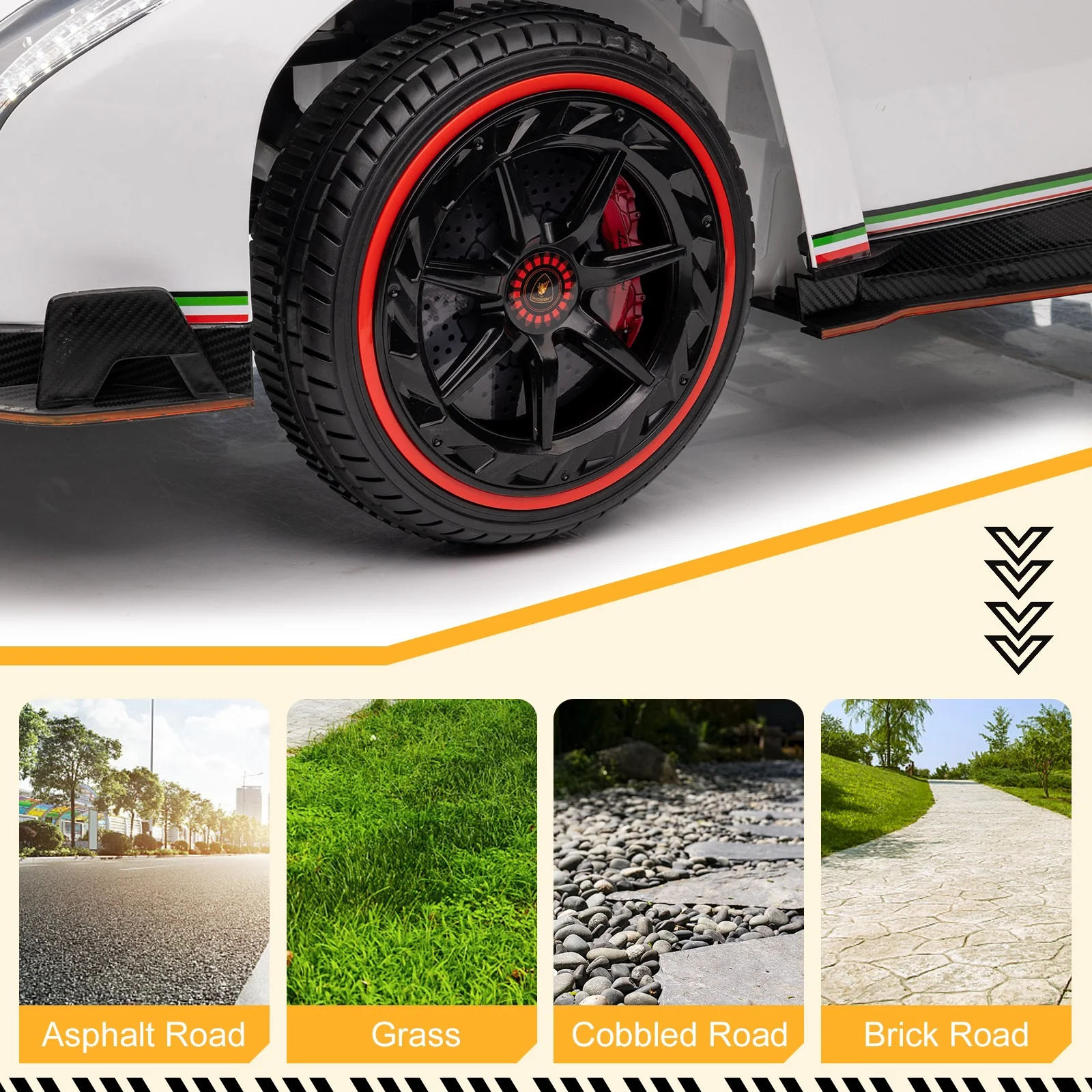 Lamborghini Licensed Kids Electric Battery Powered Ride-On Car - Image 9