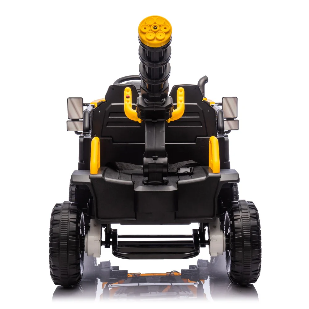 Kids Electric 3-Seater Ride-On Car with Powerful 4-Motor Drive and LED Lights - Image 13
