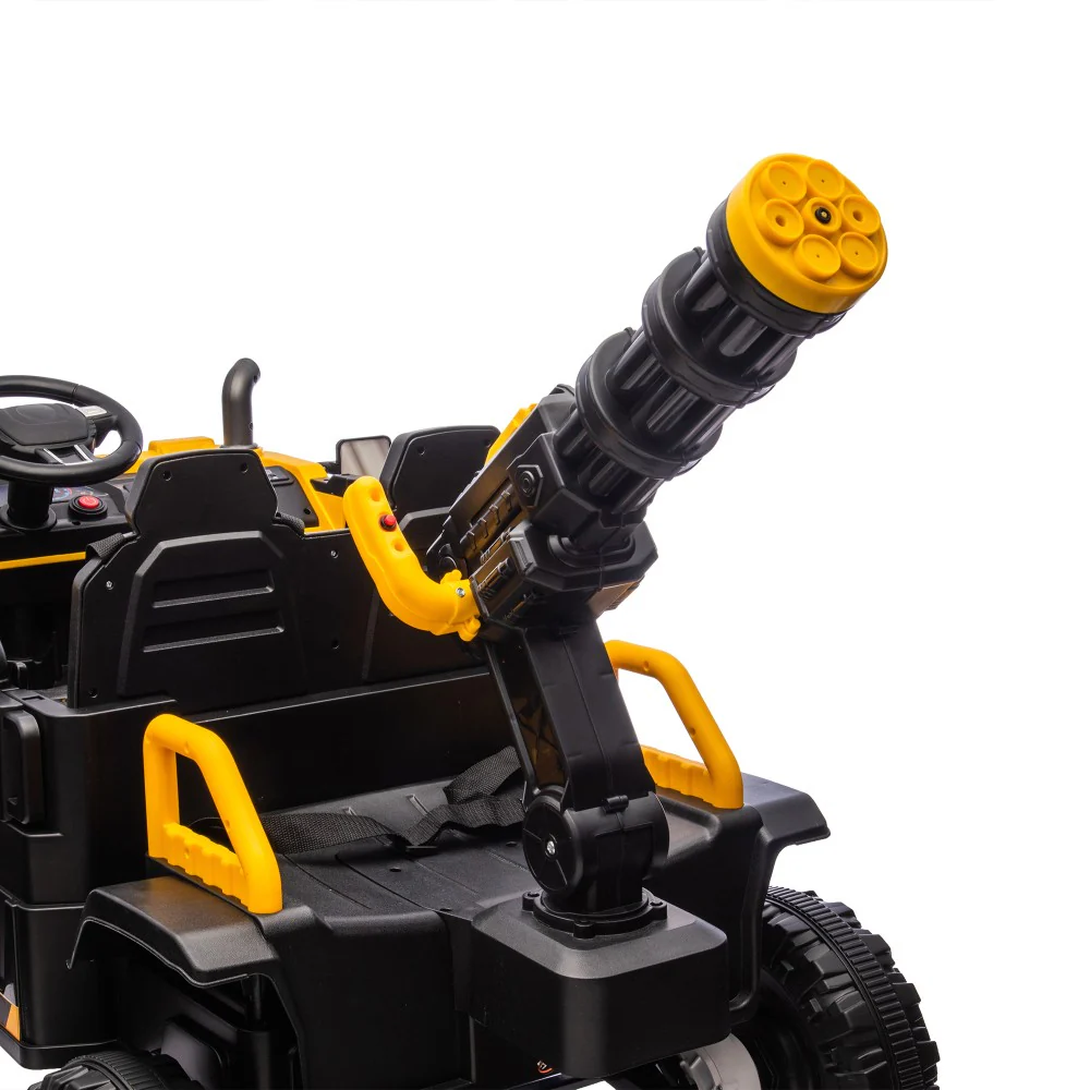 Electric Kids Ride-On Car 3-Seater with Powerful 4-Motor Drive and LED Lights - Image 12