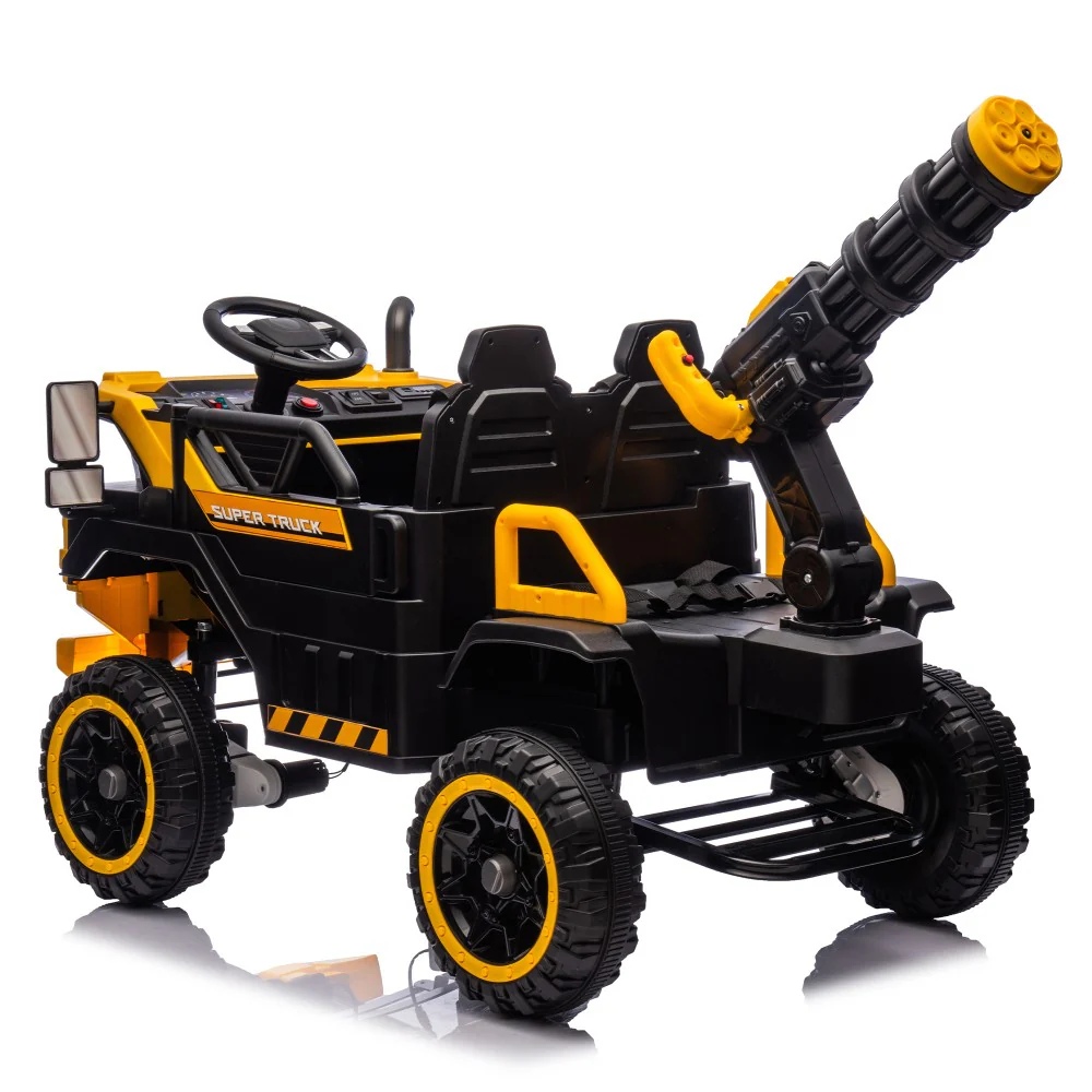 Electric Kids Ride-On Car 3-Seater with Powerful 4-Motor Drive and LED Lights - Image 14