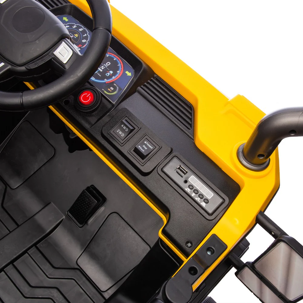 Electric Kids Ride-On Car 3-Seater with Powerful 4-Motor Drive and LED Lights - Image 24