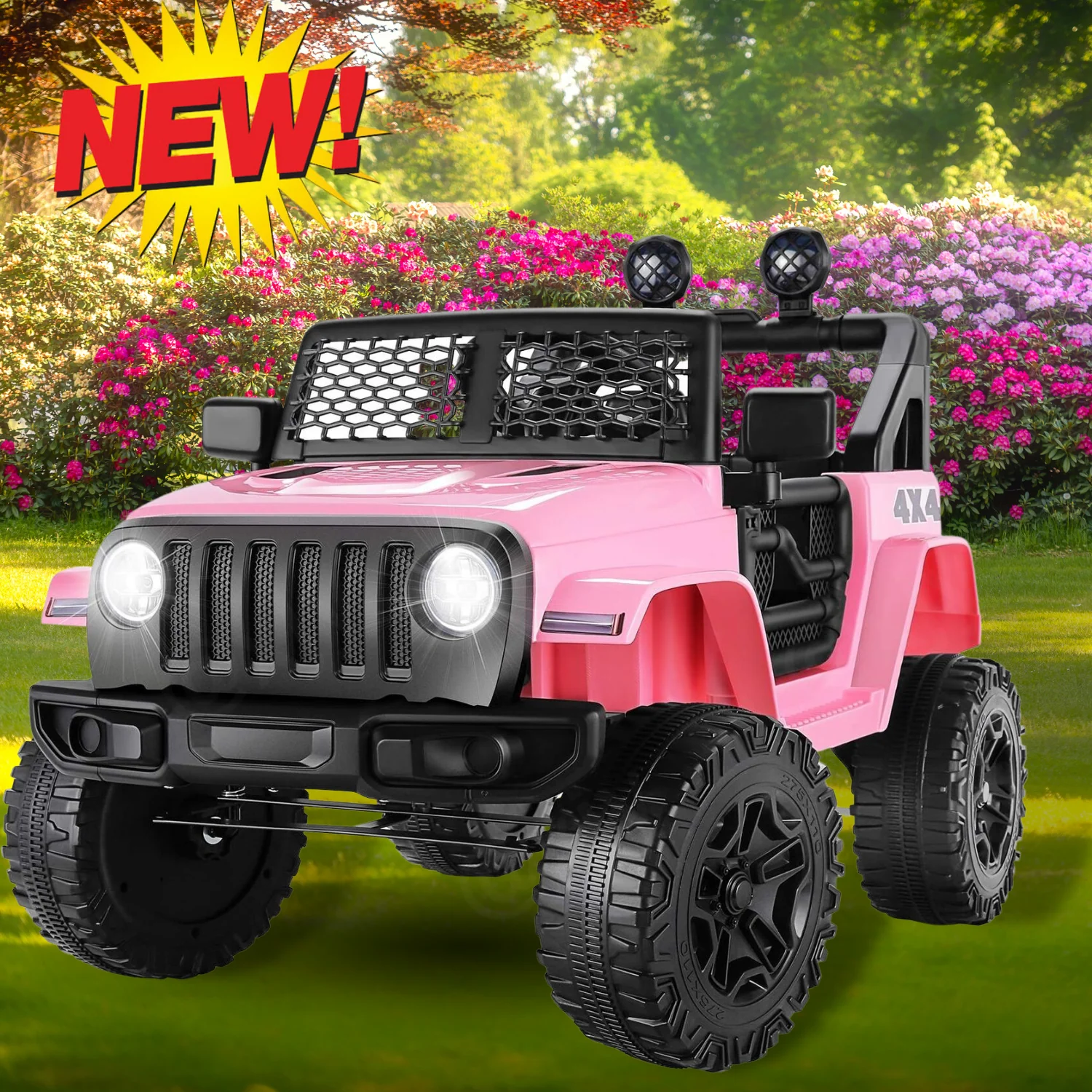 Kids Electric Ride-On Car with Remote Control and MP3 Player - 12/24V Children's Truck - Image 23