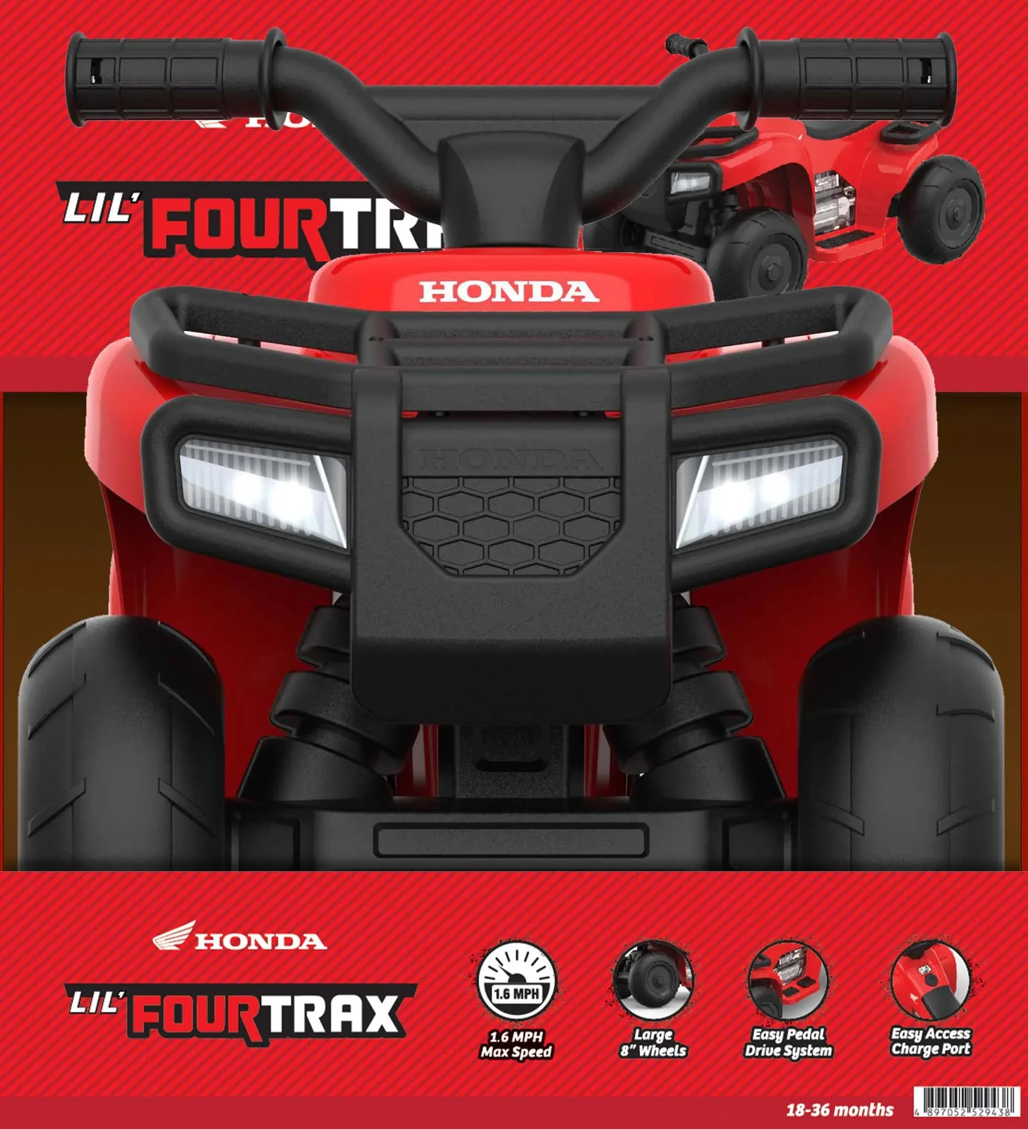Electric Ride-On Quad ATV Toy for Kids Ages 1-5 - Image 5