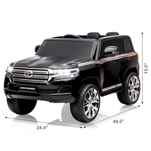 Electric 12V Battery-Powered Kids Ride-On SUV Truck Licensed Toyota Vehicle - Image 2