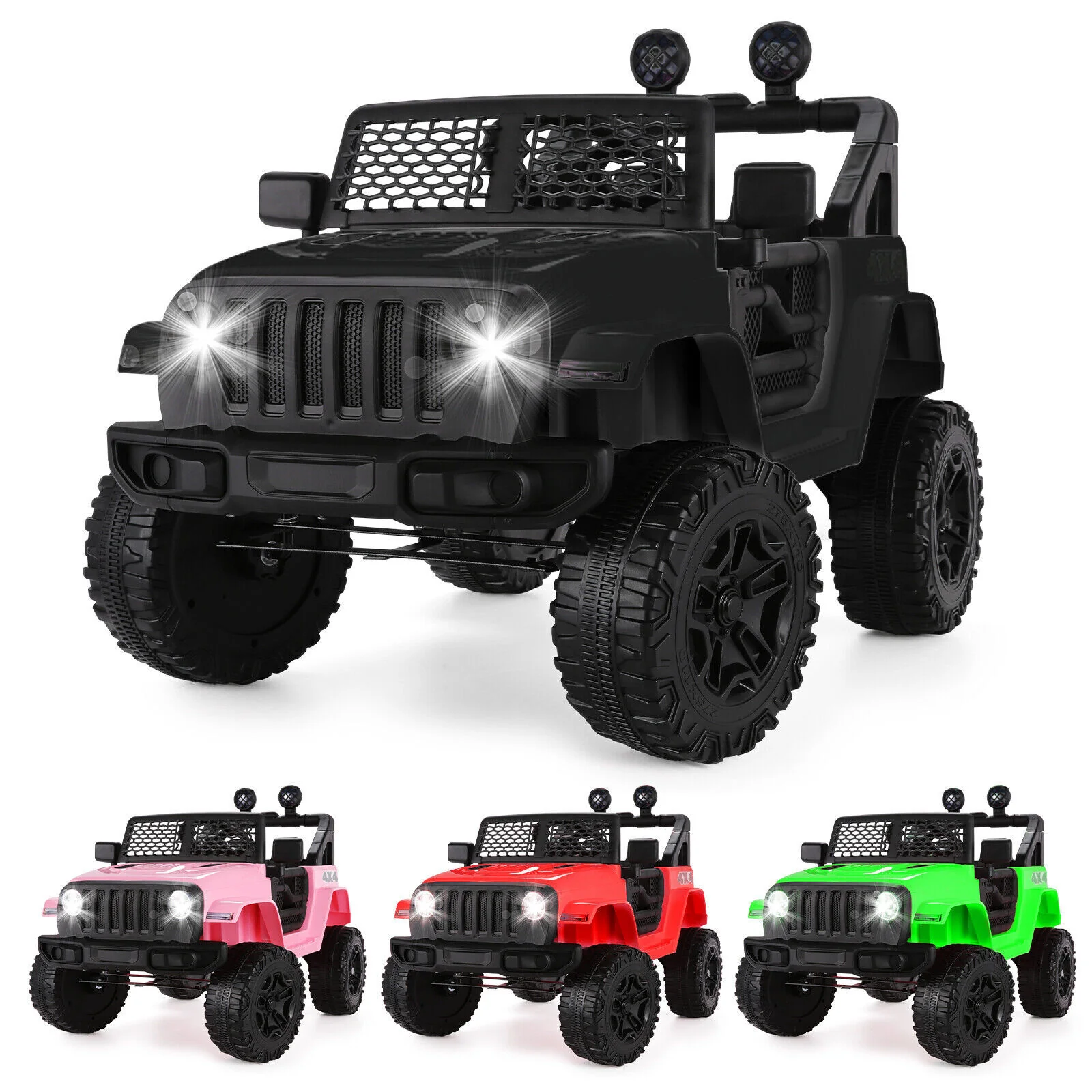 12V Kids Electric Ride-On Truck with Remote Control and MP3 Player - Image 17