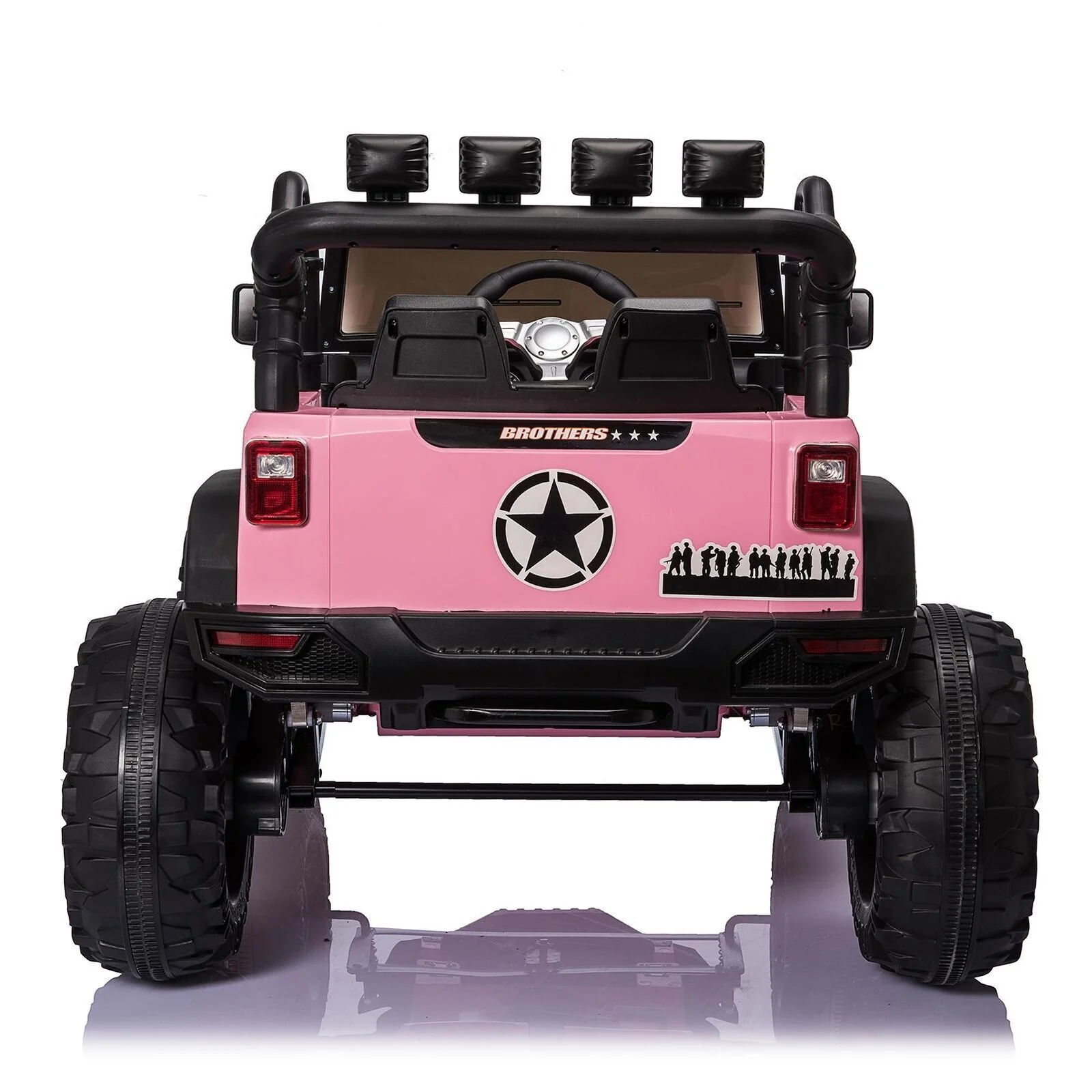 Kids Electric Ride On Truck with Remote Control and LED Lights - 24V 400W - Image 11
