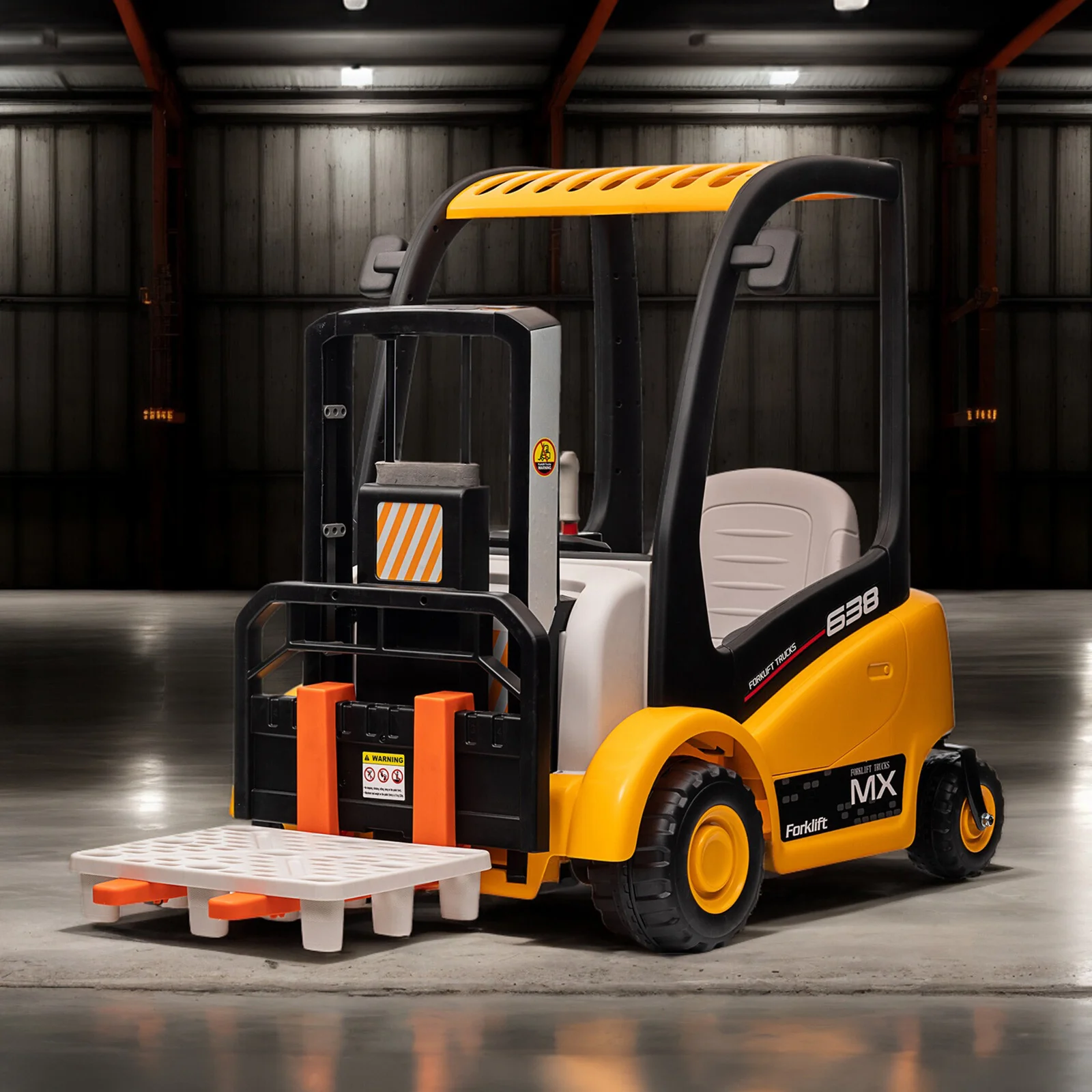 Kids Electric Battery-Powered Forklift Ride-On Vehicle with Remote Control - Image 10