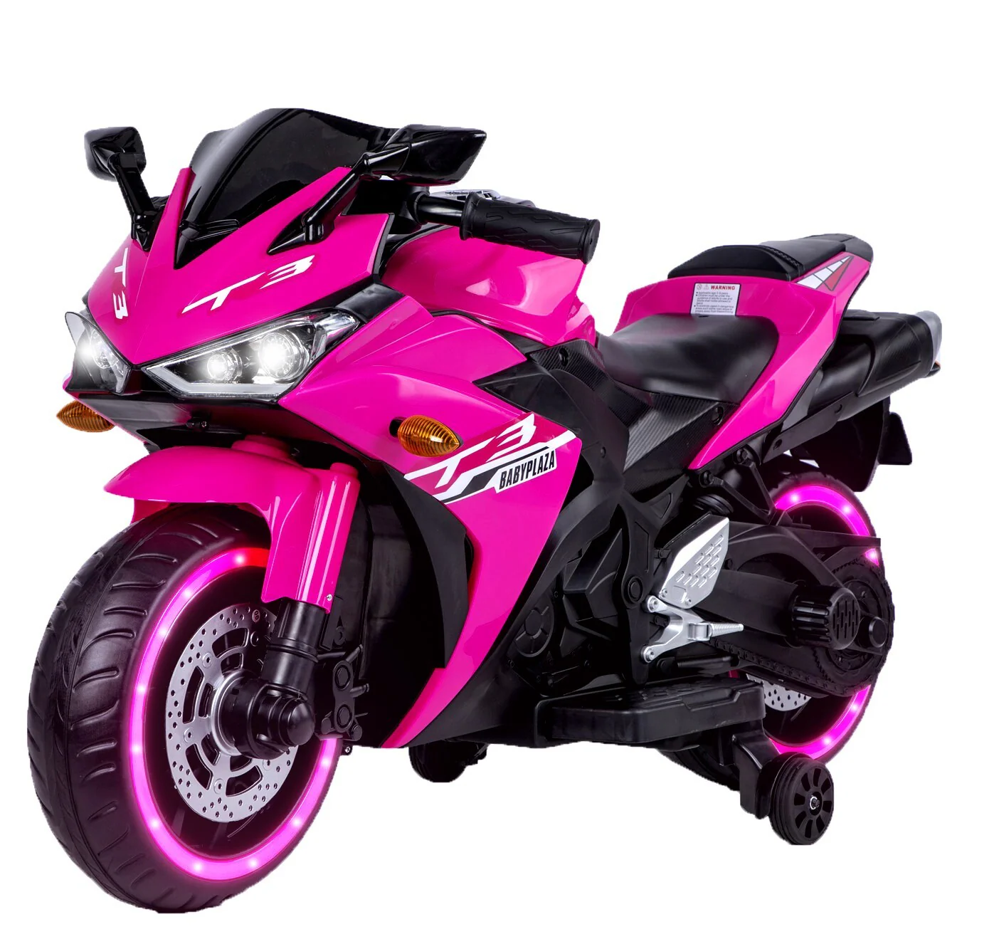 12V Electric Kids Motorcycle for Boys and Girls Ages 3-6 with 12V 7Ah Battery