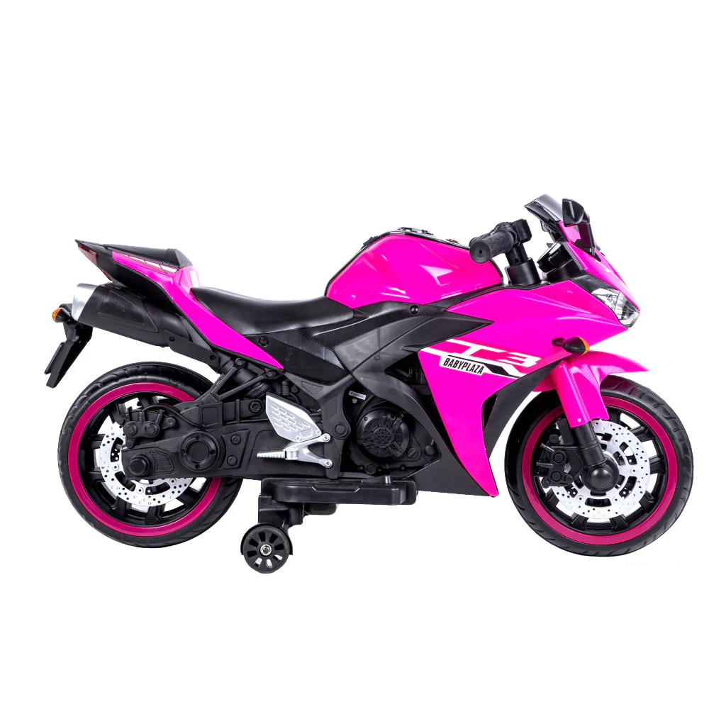 Electric Motorcycle for Children Ages 3-6 with Training Wheels - Image 10