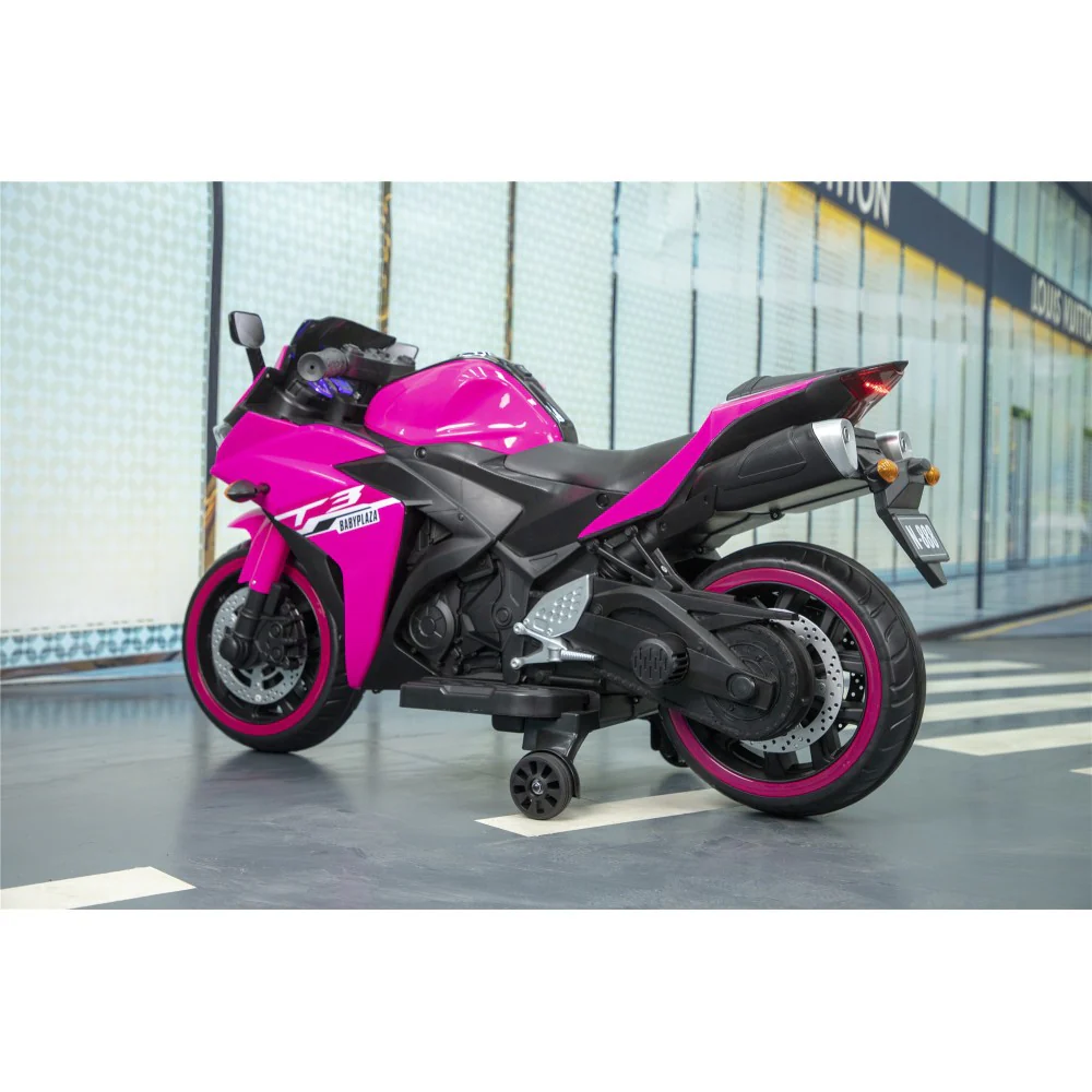 Electric Motorcycle for Children Ages 3-6 with Training Wheels - Image 19