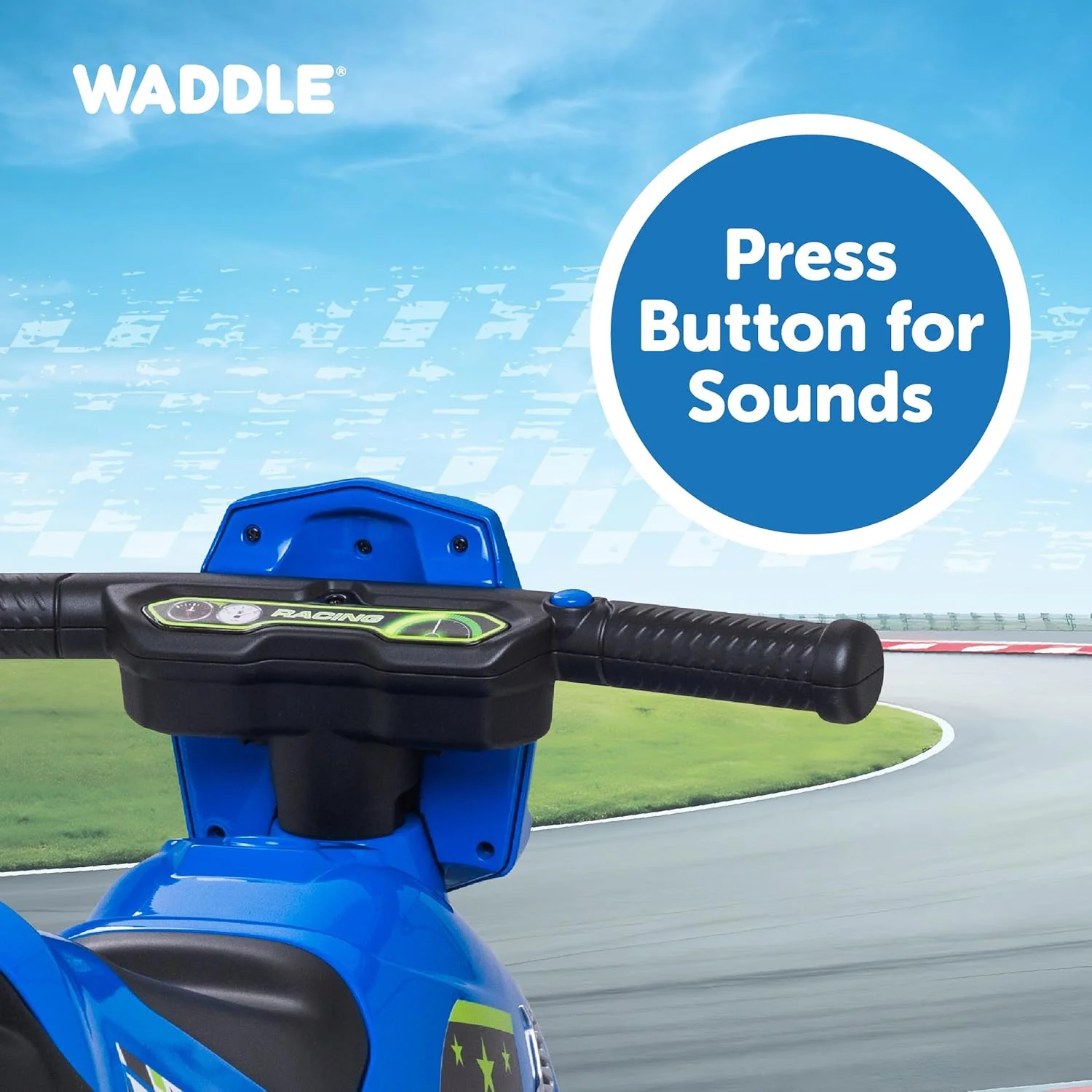 Motorcycle Balance Bike for Toddlers - Fun Ride-On Toy with Sounds and Stable Wide Wheel Base - Image 6