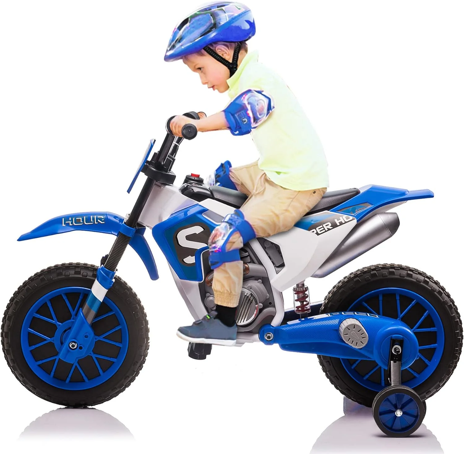 12V Electric Kids Dirt Bike Ride-On Battery Powered Motorcycle Toy - Image 8