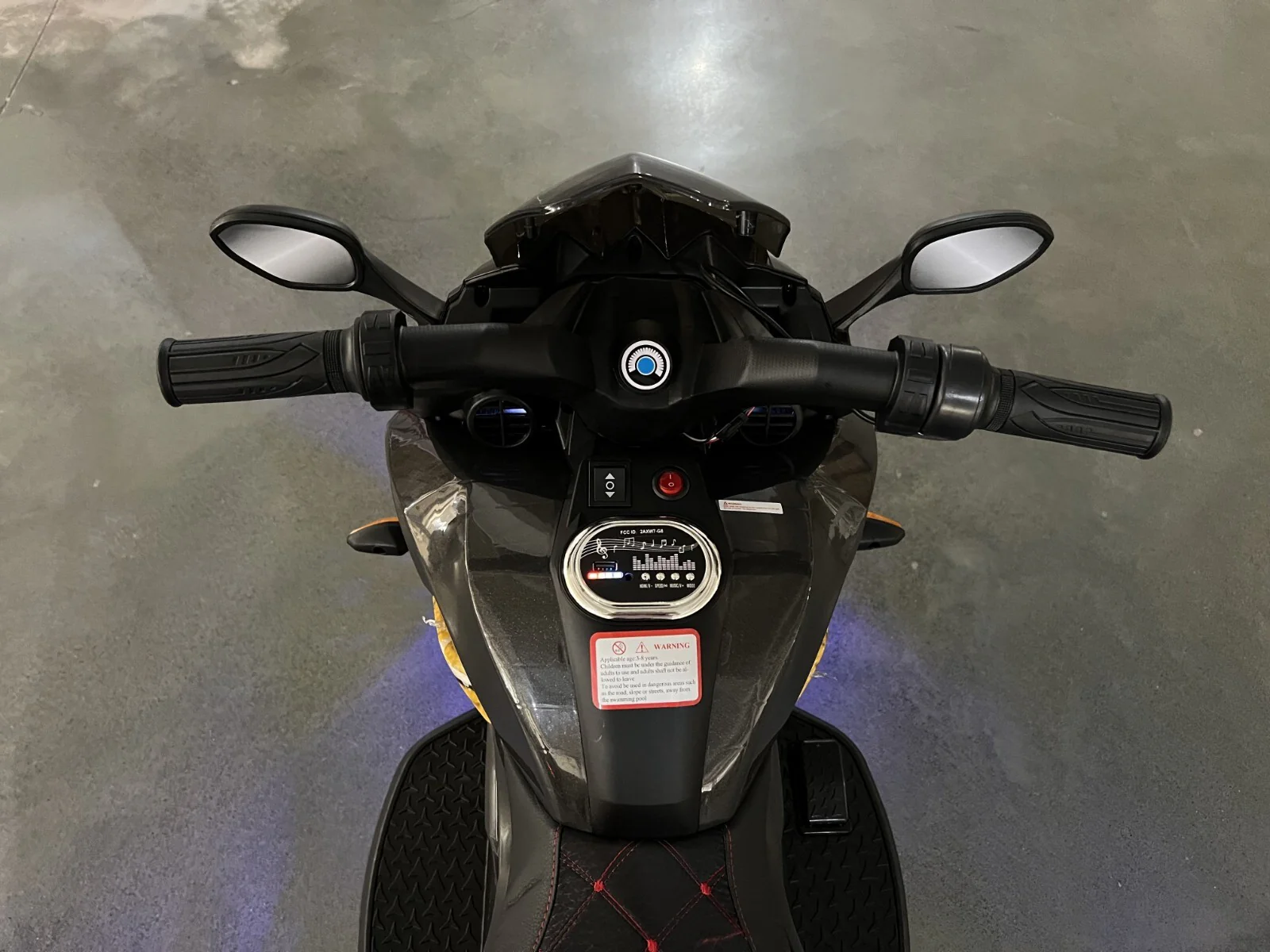 Kids Ride-On 3-Wheel Rechargeable Battery-Powered Motorcycle - Image 2