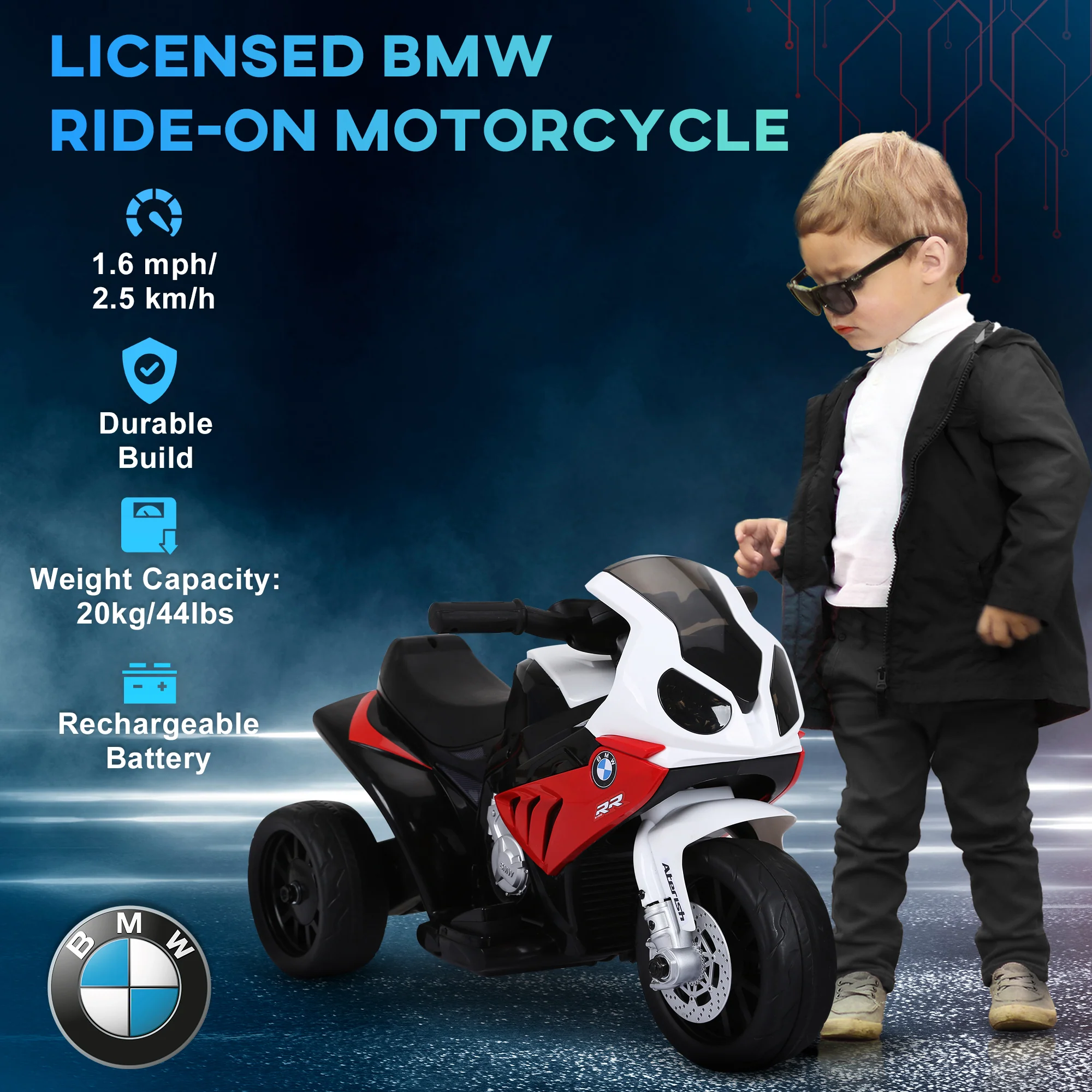 Electric 3-Wheel Motorcycle for Kids – Motorized Ride-On Toy for Boys and Girls - Image 6