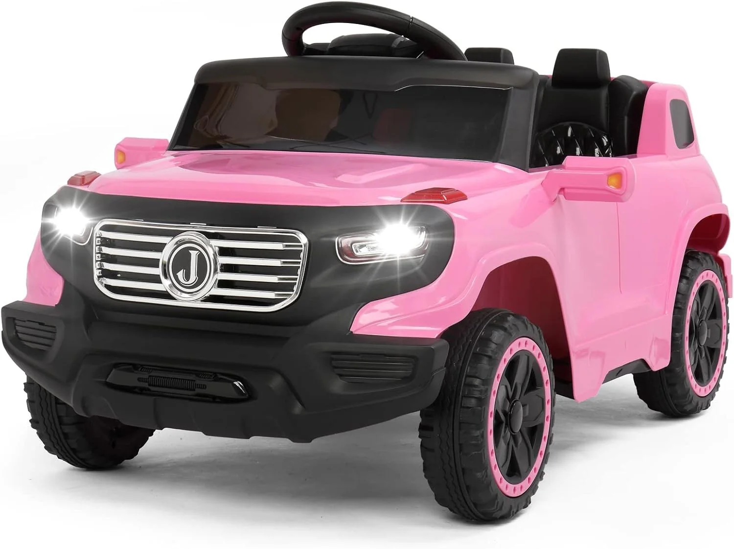 Motorized Kids Truck with 3 Speeds and LED Lights for Toddlers - Image 3
