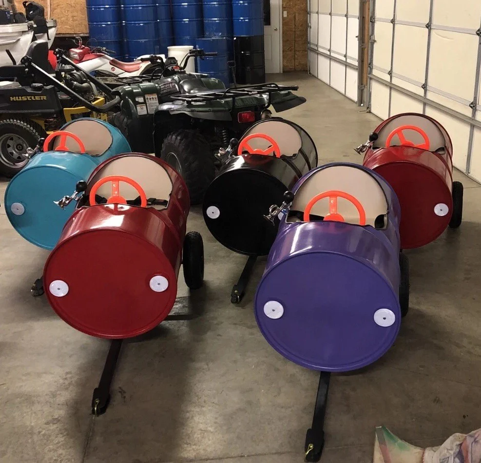 Kids Pull-Behind Barrel Trains and Custom Barrel Cars Ride-On Toys for ATV and Tractor - Image 4