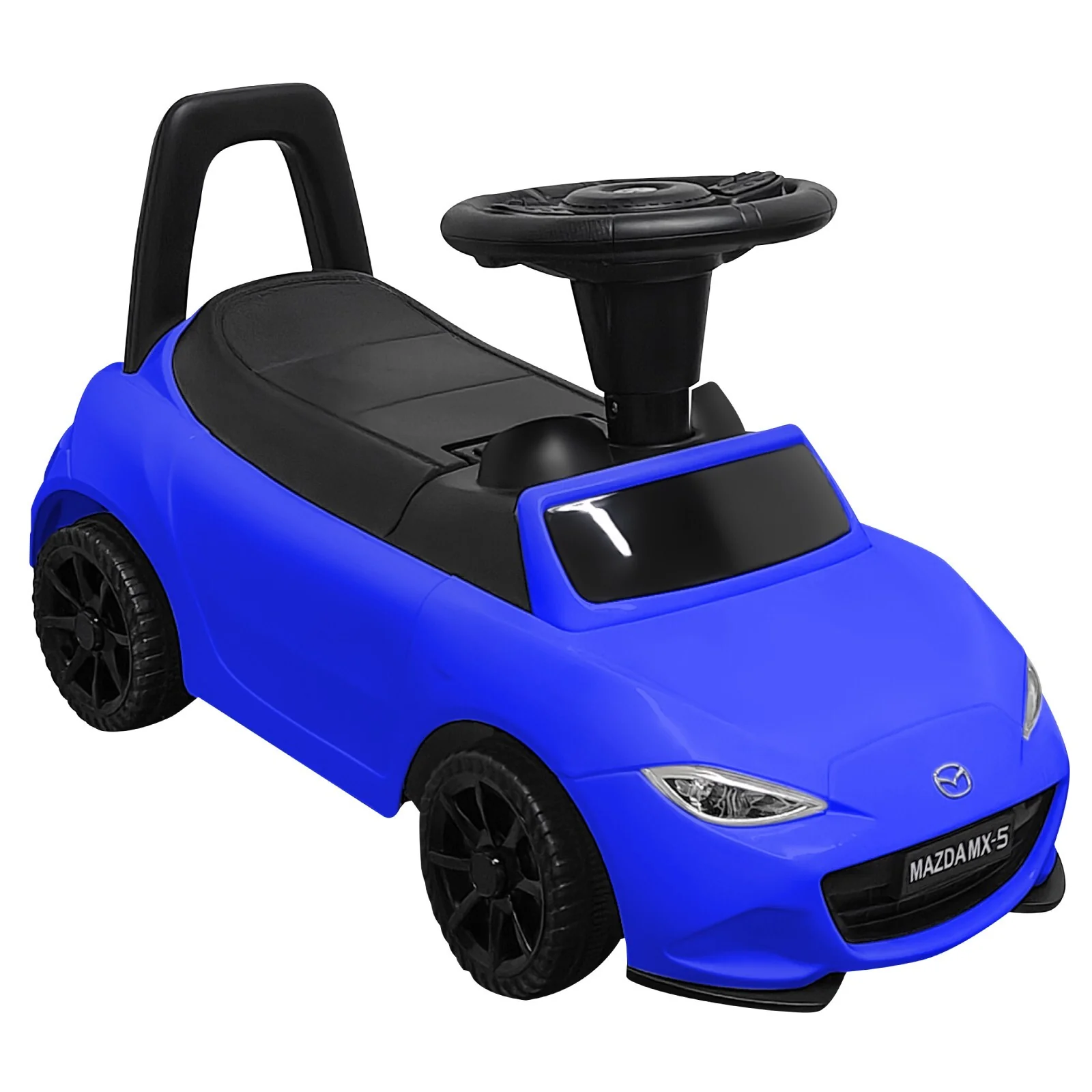 Toddler Push Ride-On Car with MP3 and LED Lights, Supports up to 50 lbs, Ages 1-4 Years