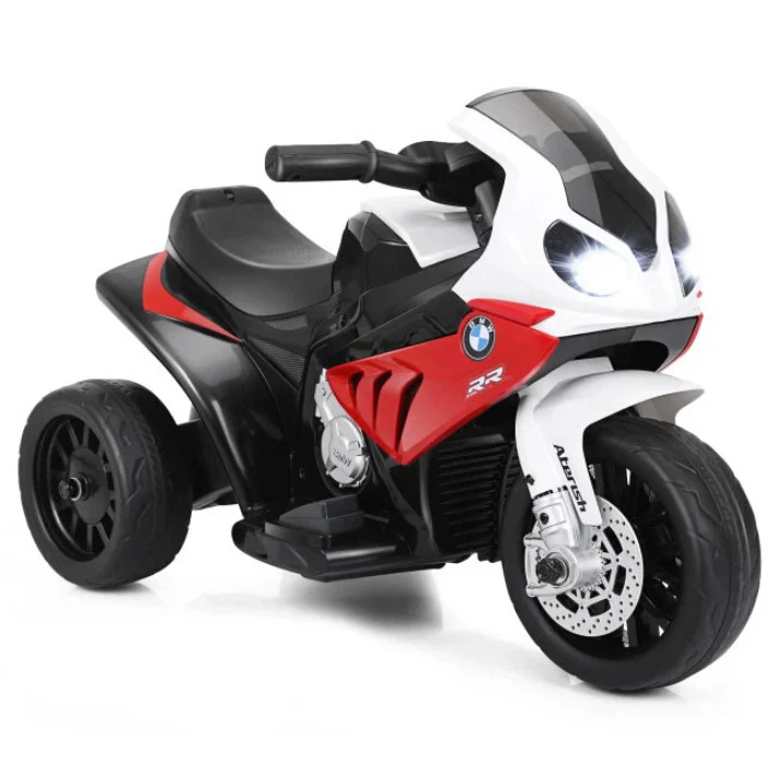 6V Electric Licensed BMW Kids 3-Wheel Ride-On Trike with Music - Image 2
